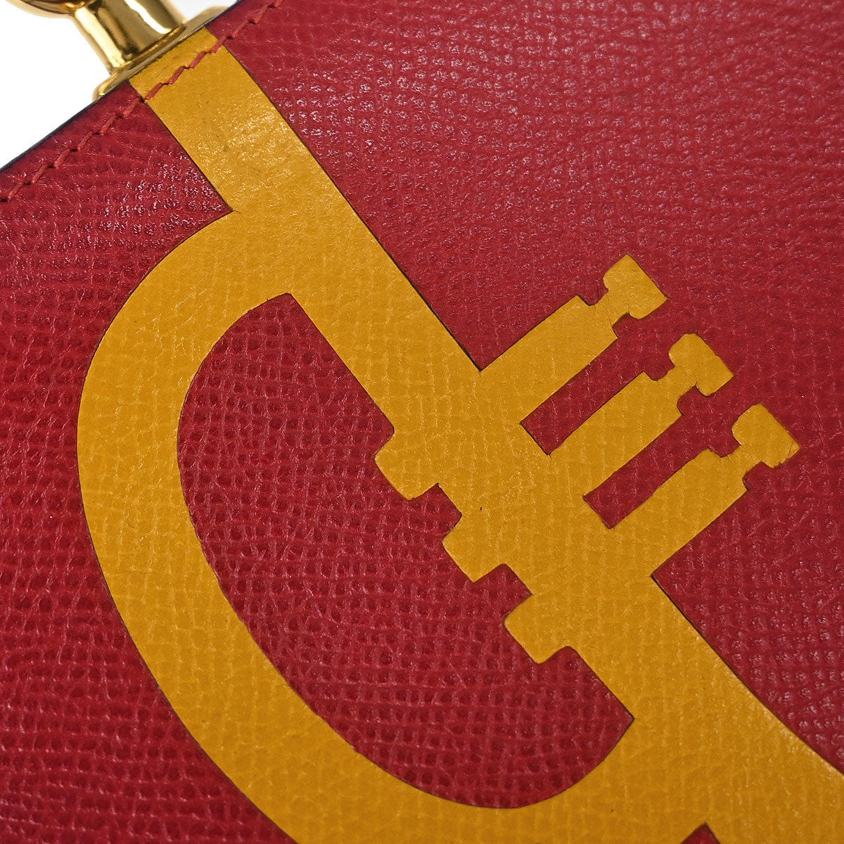 Hermes Red Courchevel Sac a Malice Shoulder bag