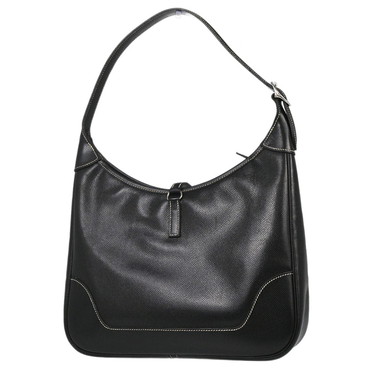 Hermes Black Lisse Trim 31 Shoulder Bag