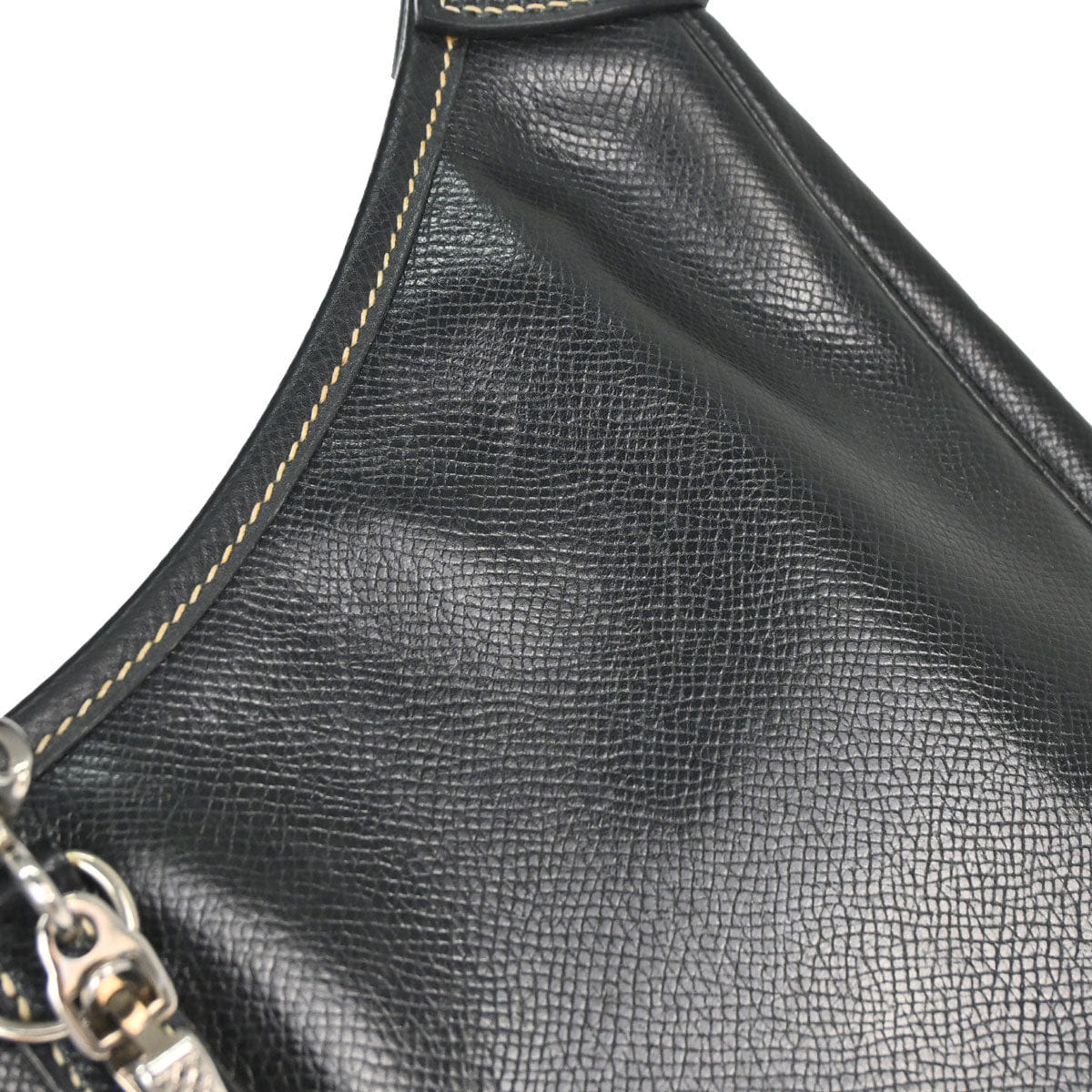 Hermes Black Lisse Trim 31 Shoulder Bag