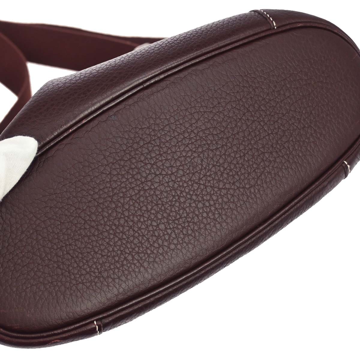 Hermes Prune Taurillon Clemence Good News PM Shoulder Bag