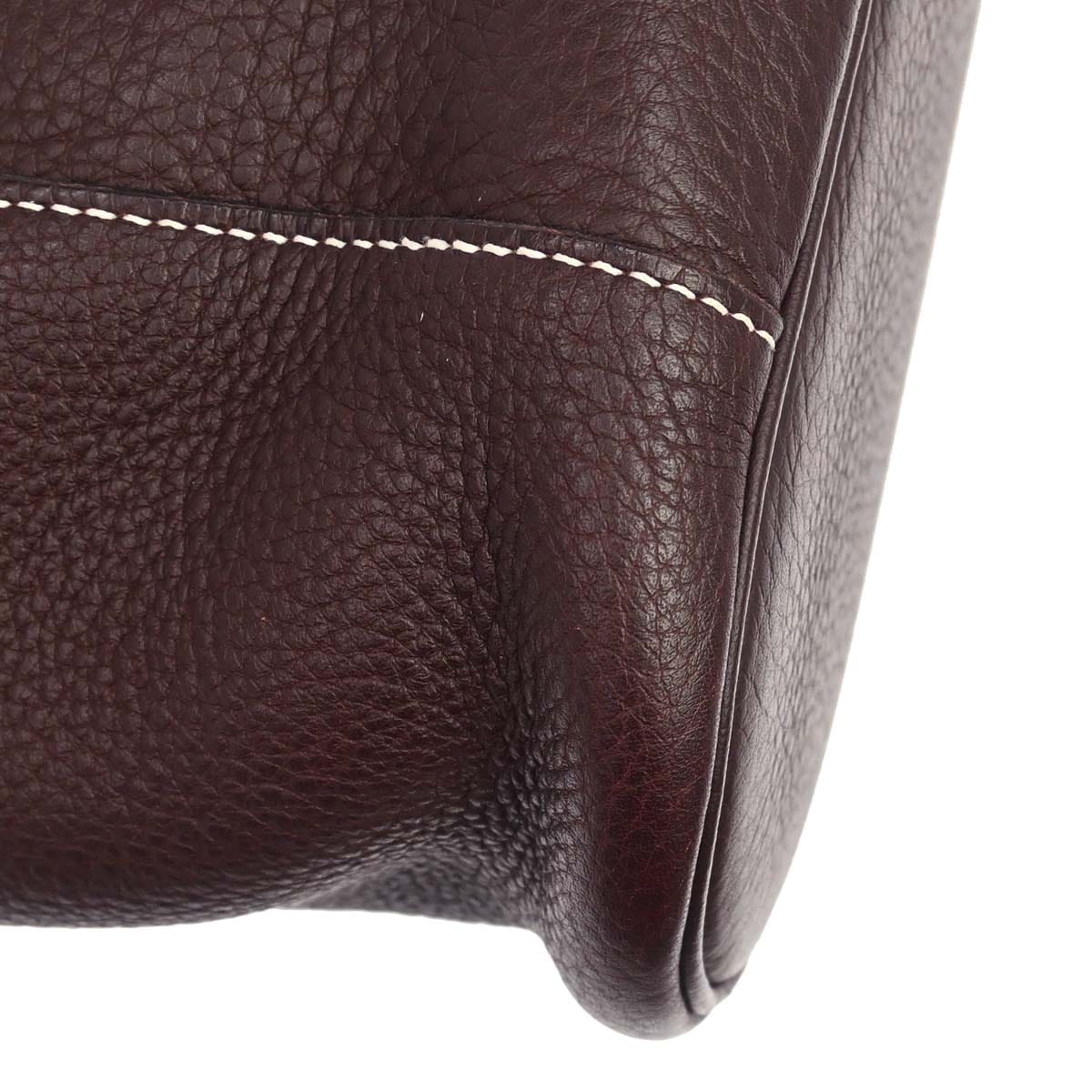 Hermes Prune Taurillon Clemence Good News PM Shoulder Bag