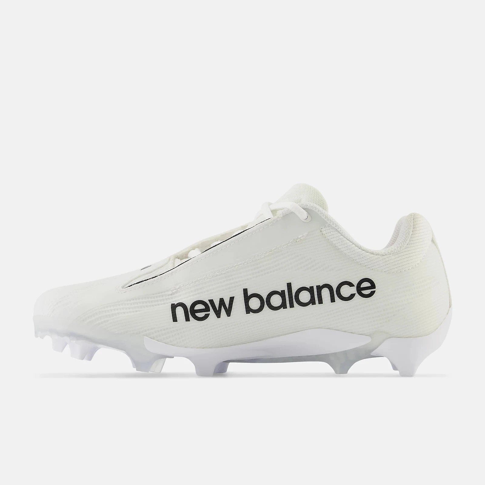 New Balance BurnX4 BURNLW4 Men's White Gray Lace Up Lacrosse Cleats DWA2189