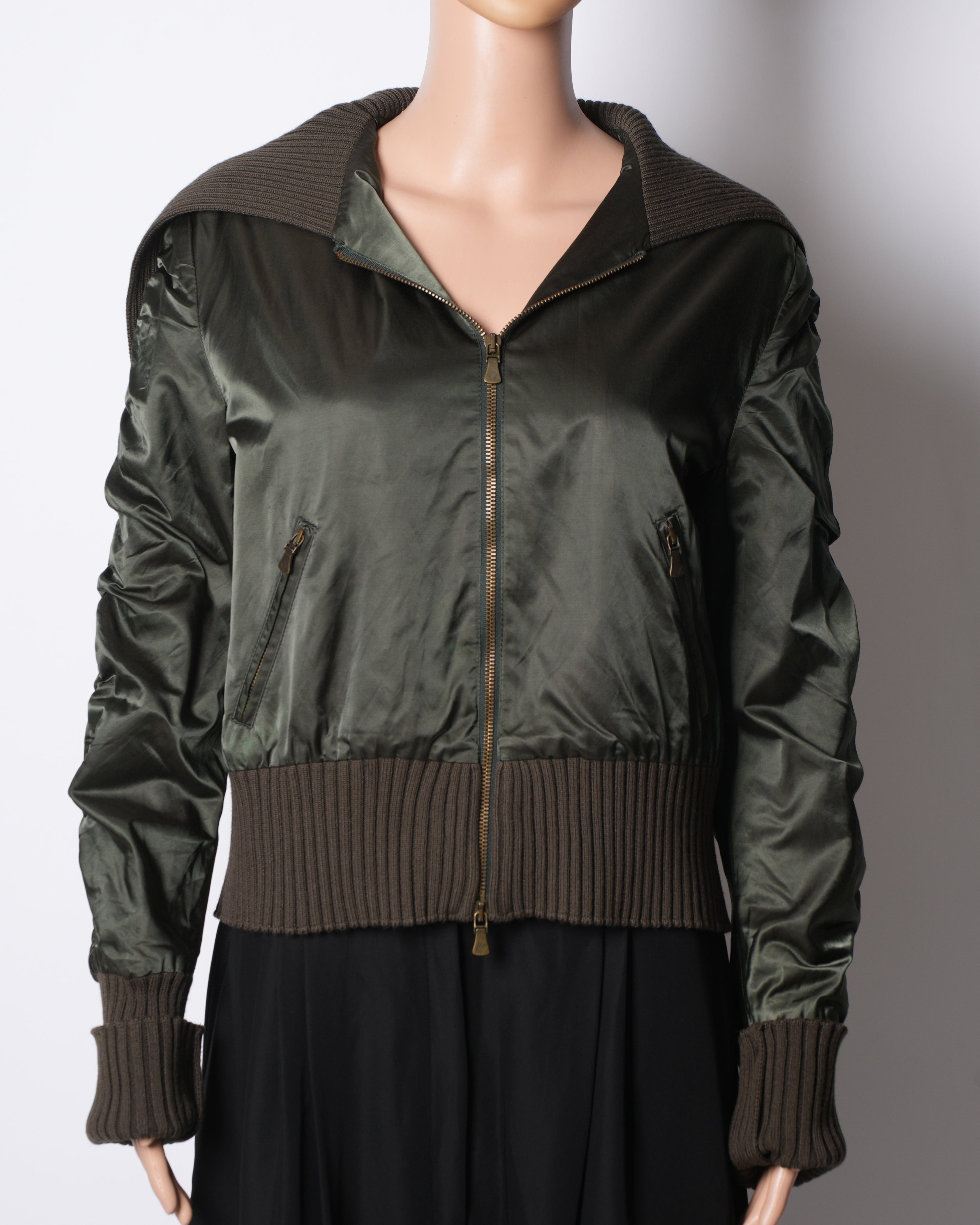 Versace cropped Bomber