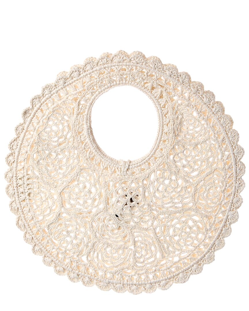 Jacquemus Spiaggia Small Raffia Round Tote