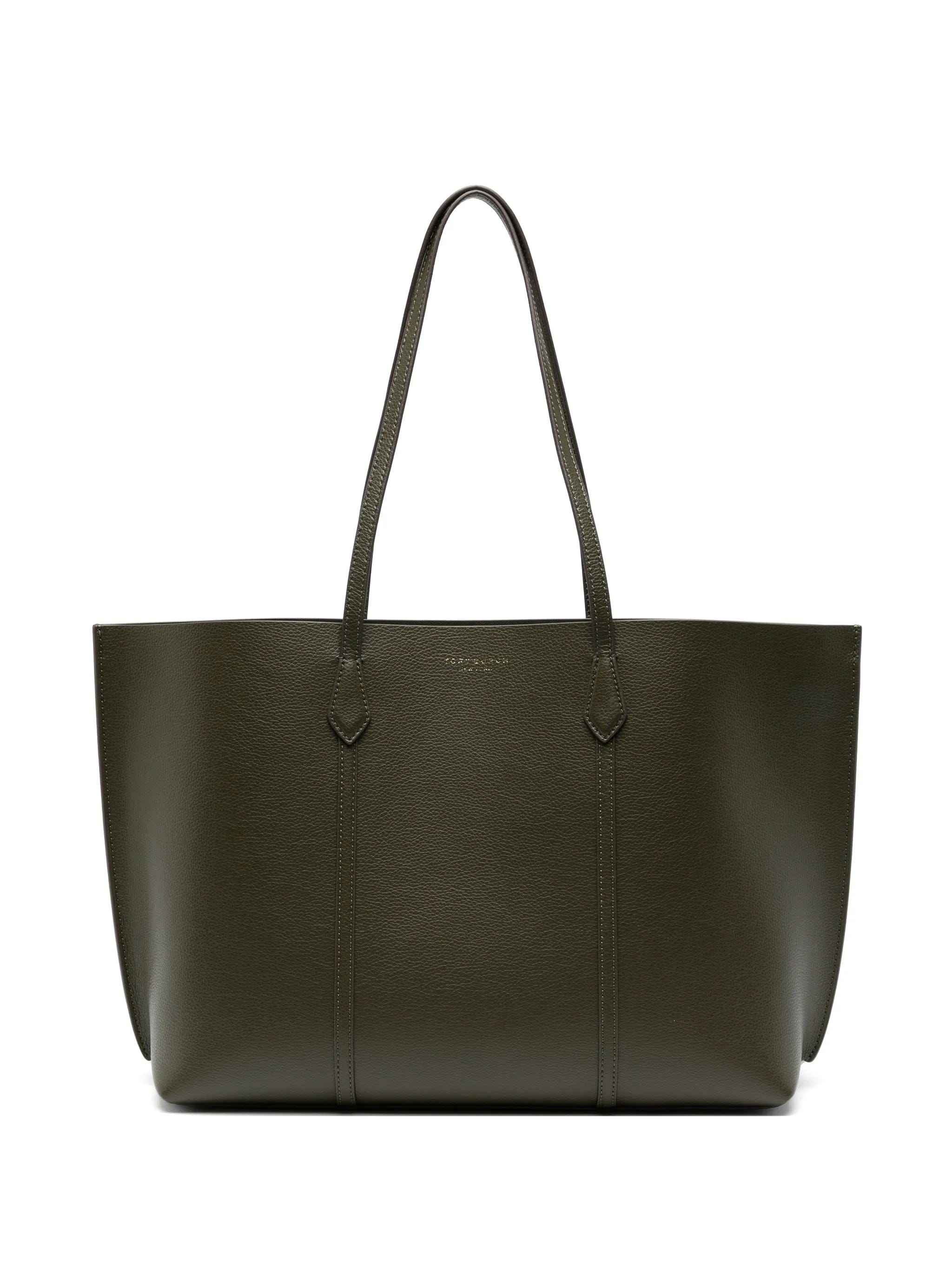 Tory Burch large pebbled leather tote bag