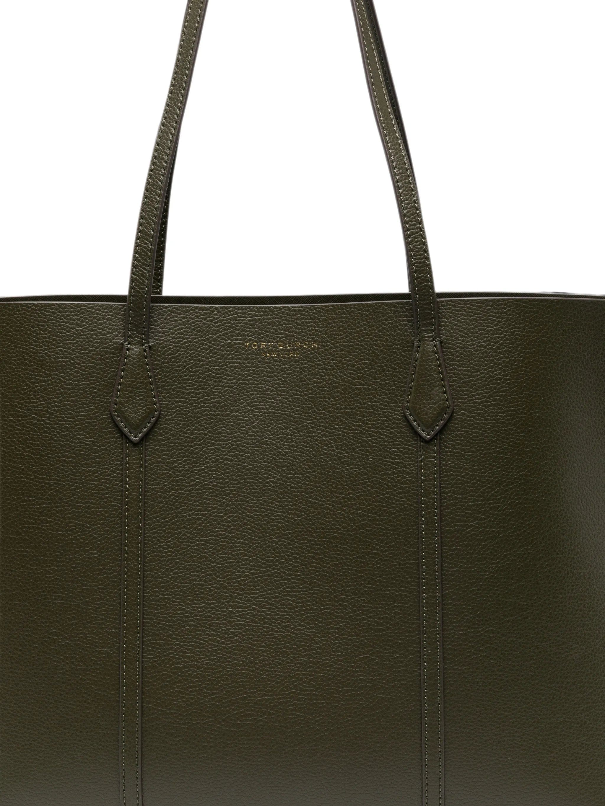 Tory Burch large pebbled leather tote bag