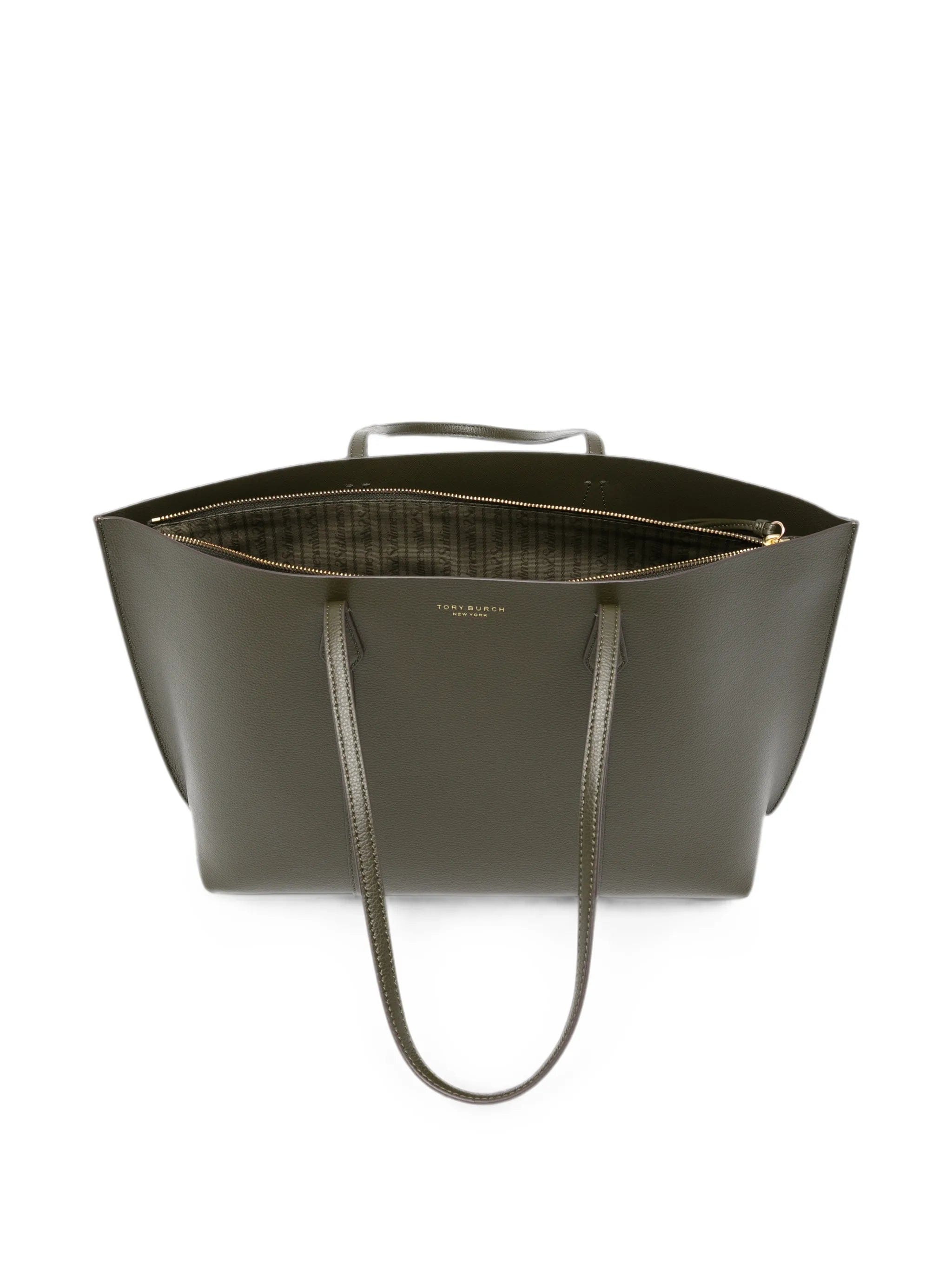 Tory Burch large pebbled leather tote bag