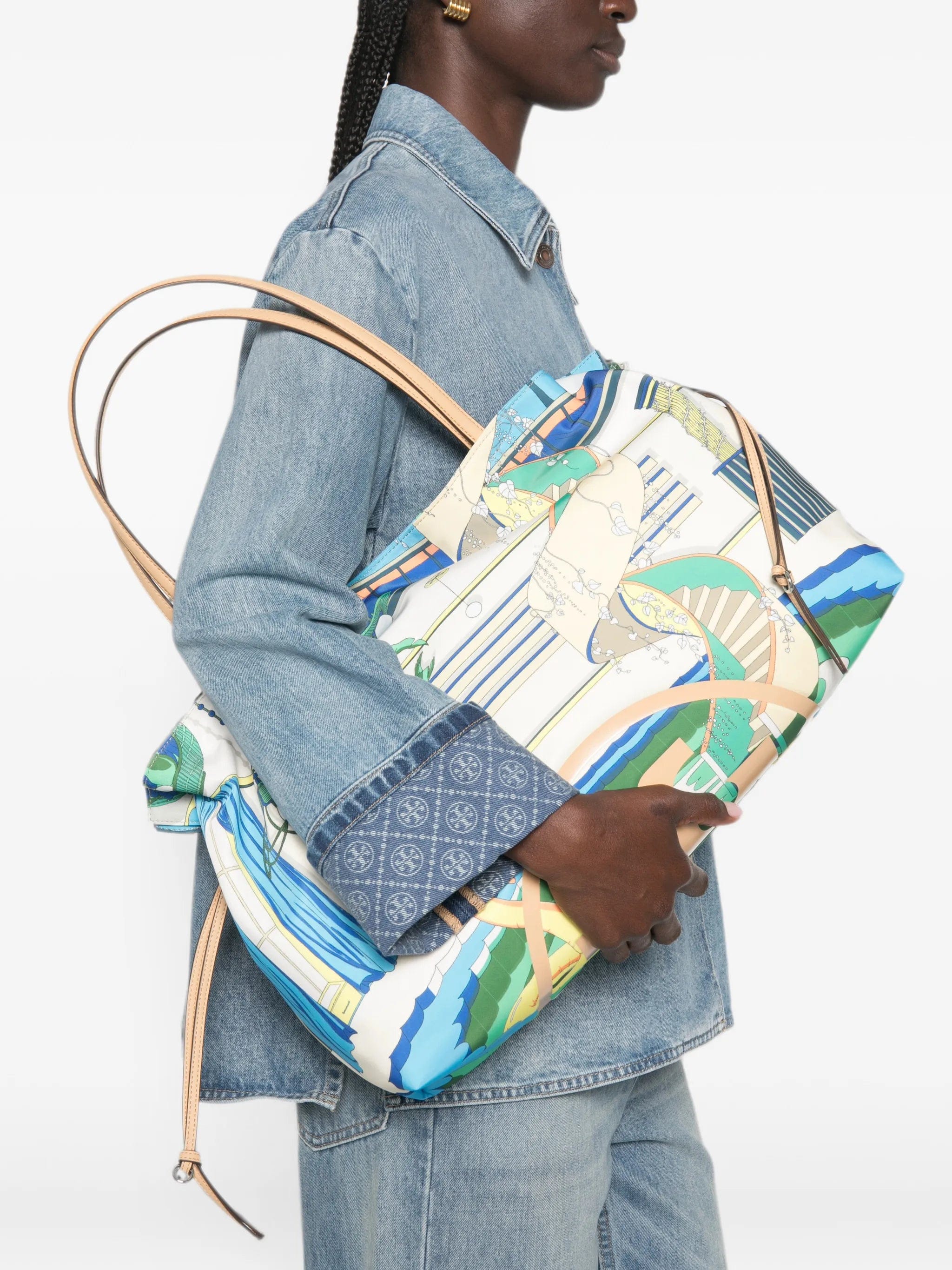 Tory Burch Ella graphic - print tote bag