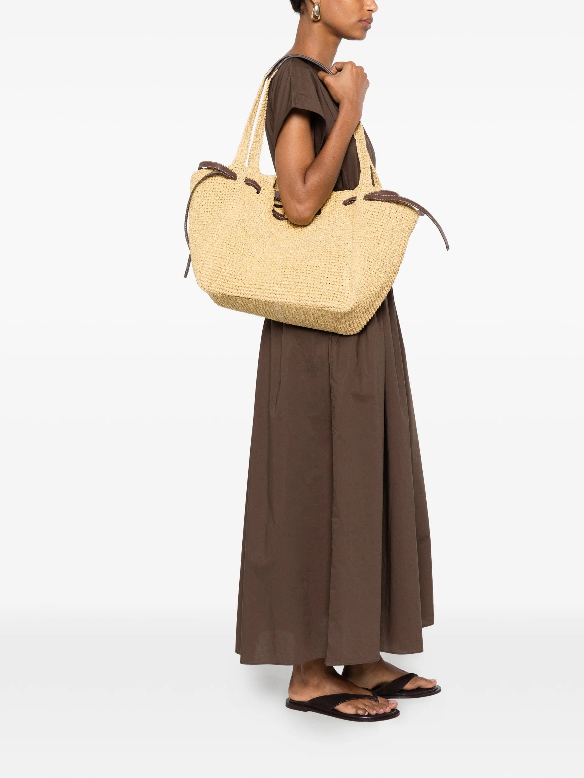 Tory Burch Romy straw tote bag