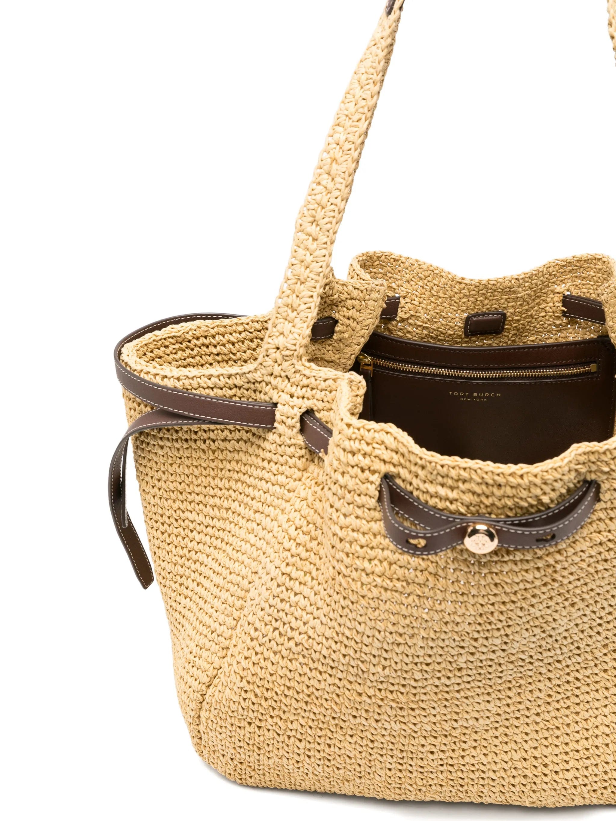 Tory Burch Romy straw tote bag