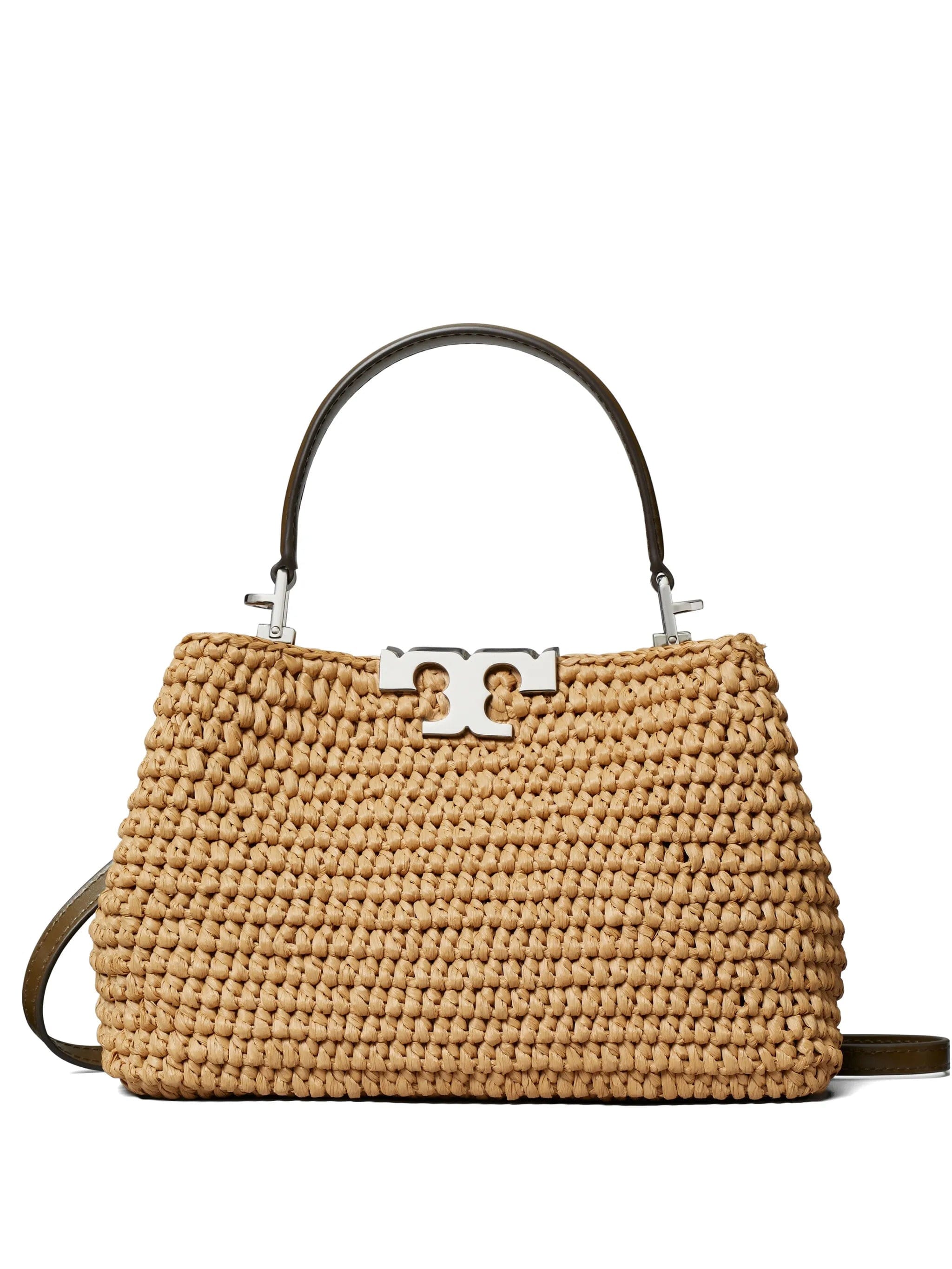Tory Burch mini Eleanor straw tote bag
