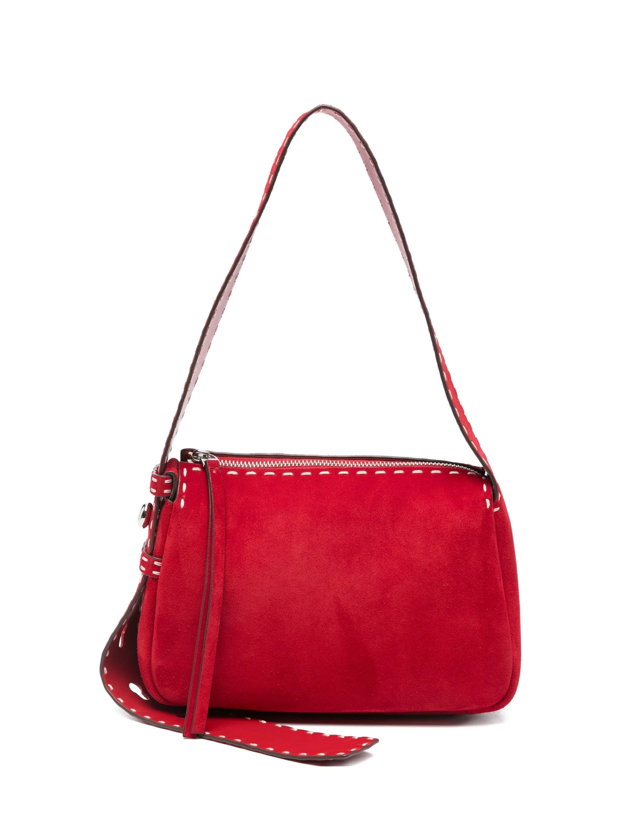 Tory Burch small Romy pick stitch tote bag