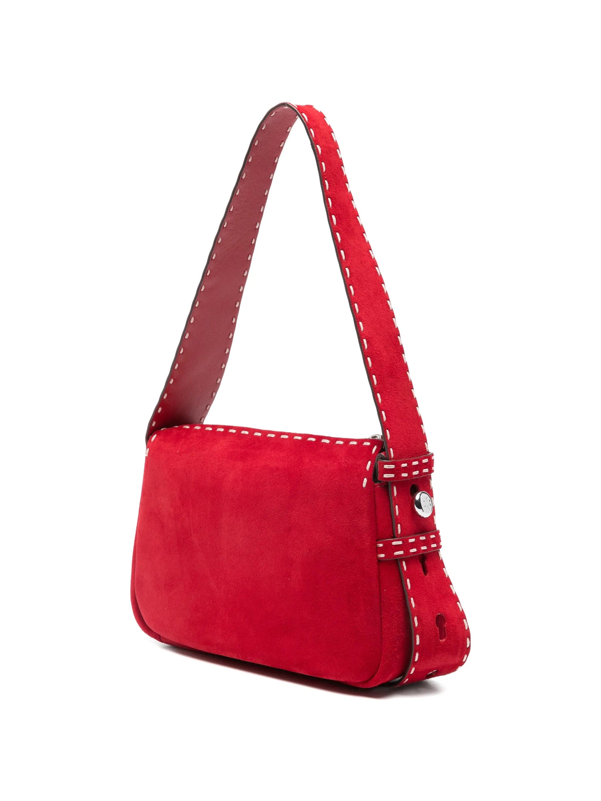 Tory Burch small Romy pick stitch tote bag