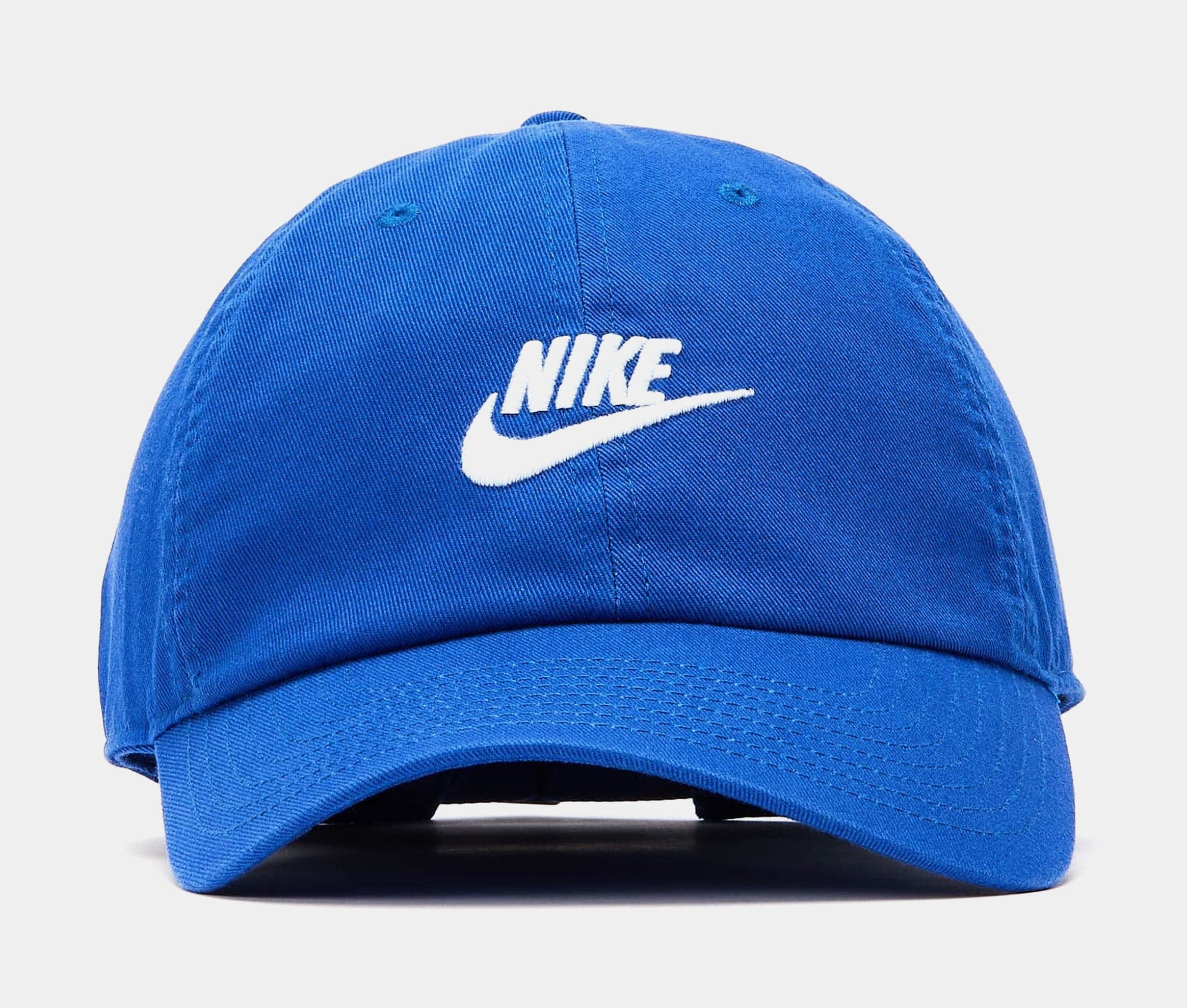 Nike Club Unstructured Futura Wash Mens Hat (Blue/White)