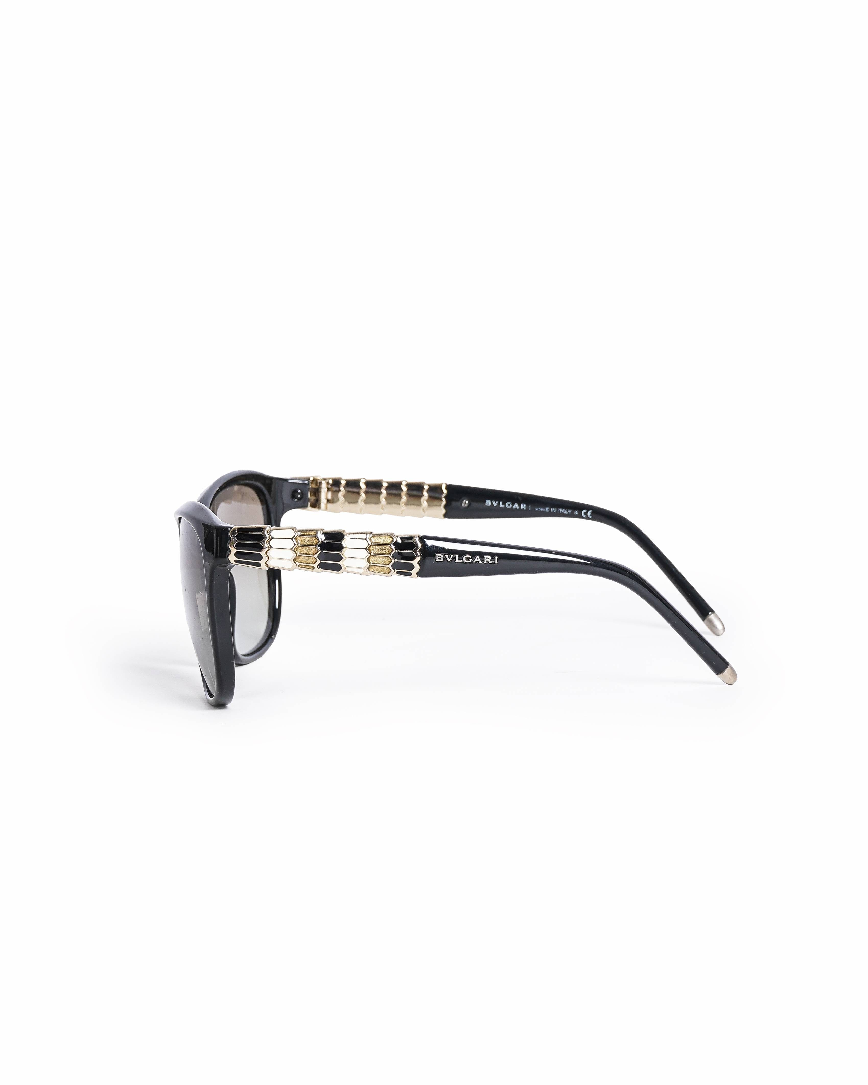 Bvlgari Women Cat - Eye Sunglasses With Detailing On The Temple