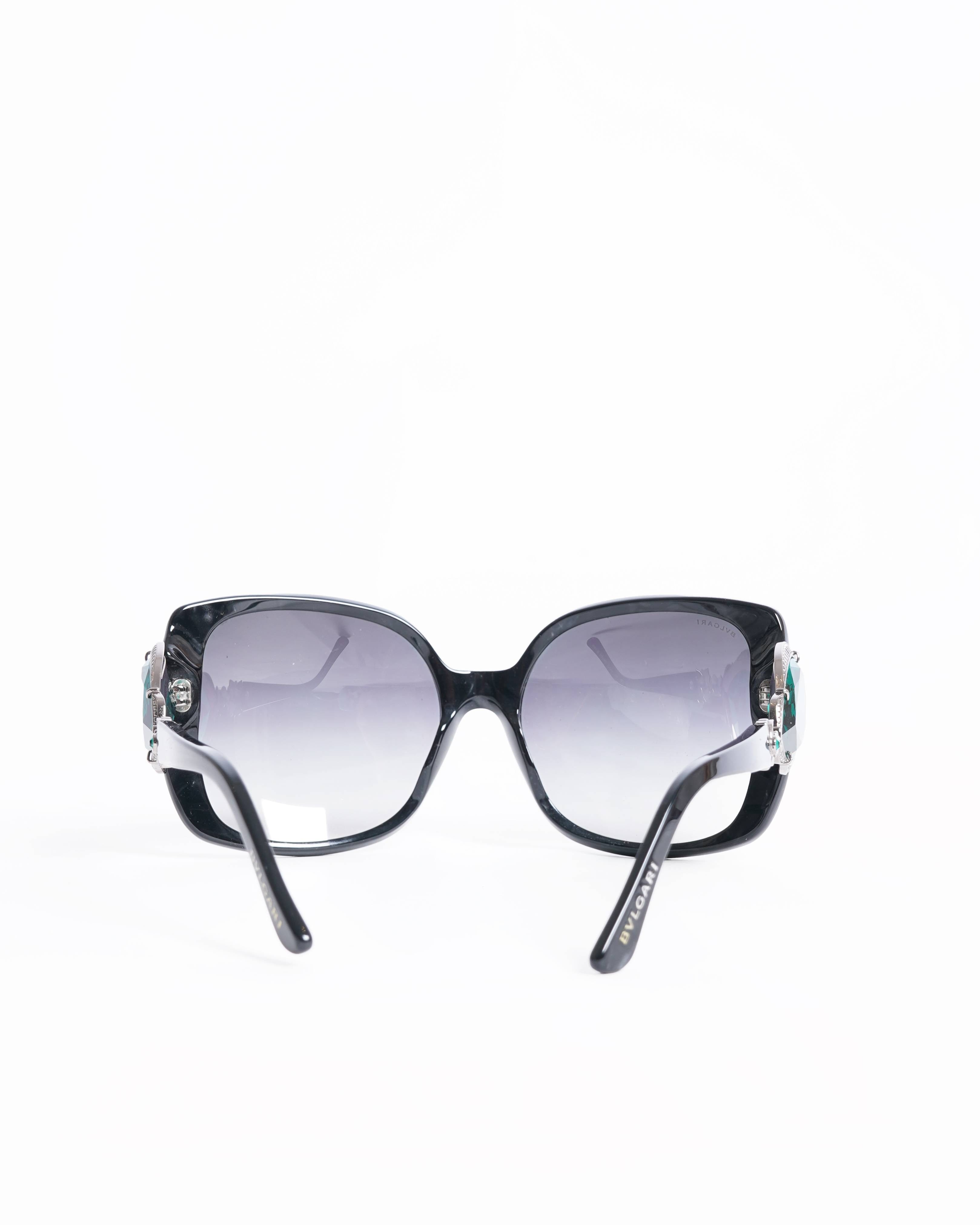 Bvlgari Embellished Women's Square Frame Sunglasses