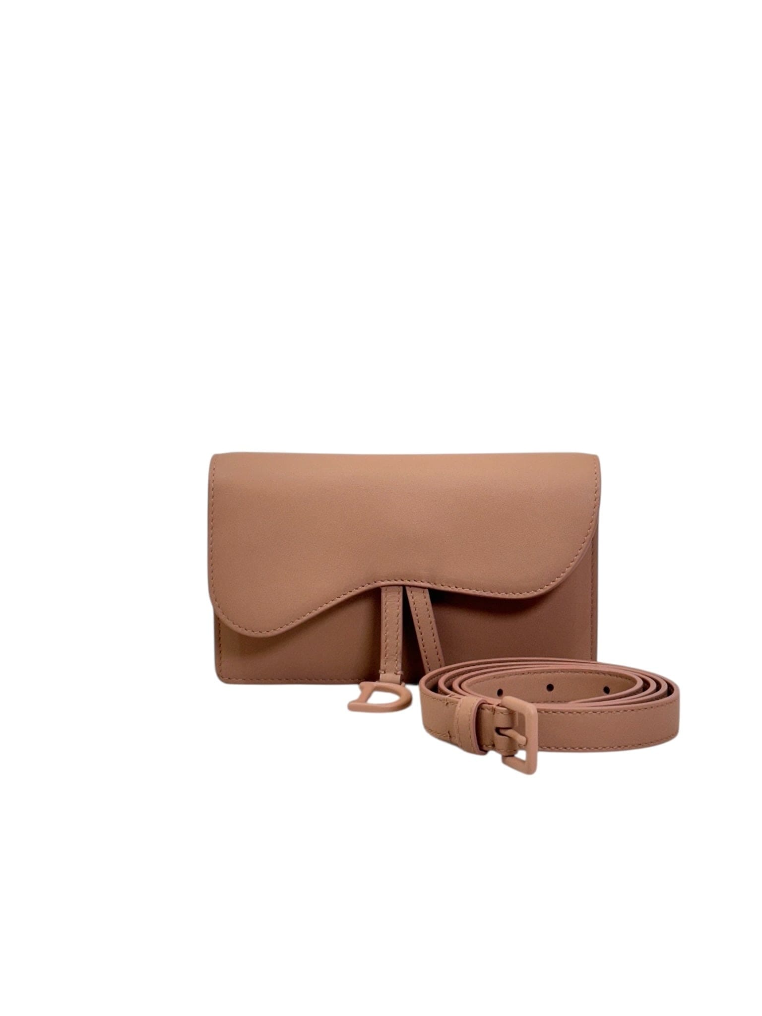 Dior Beige Saddle Belt Bag