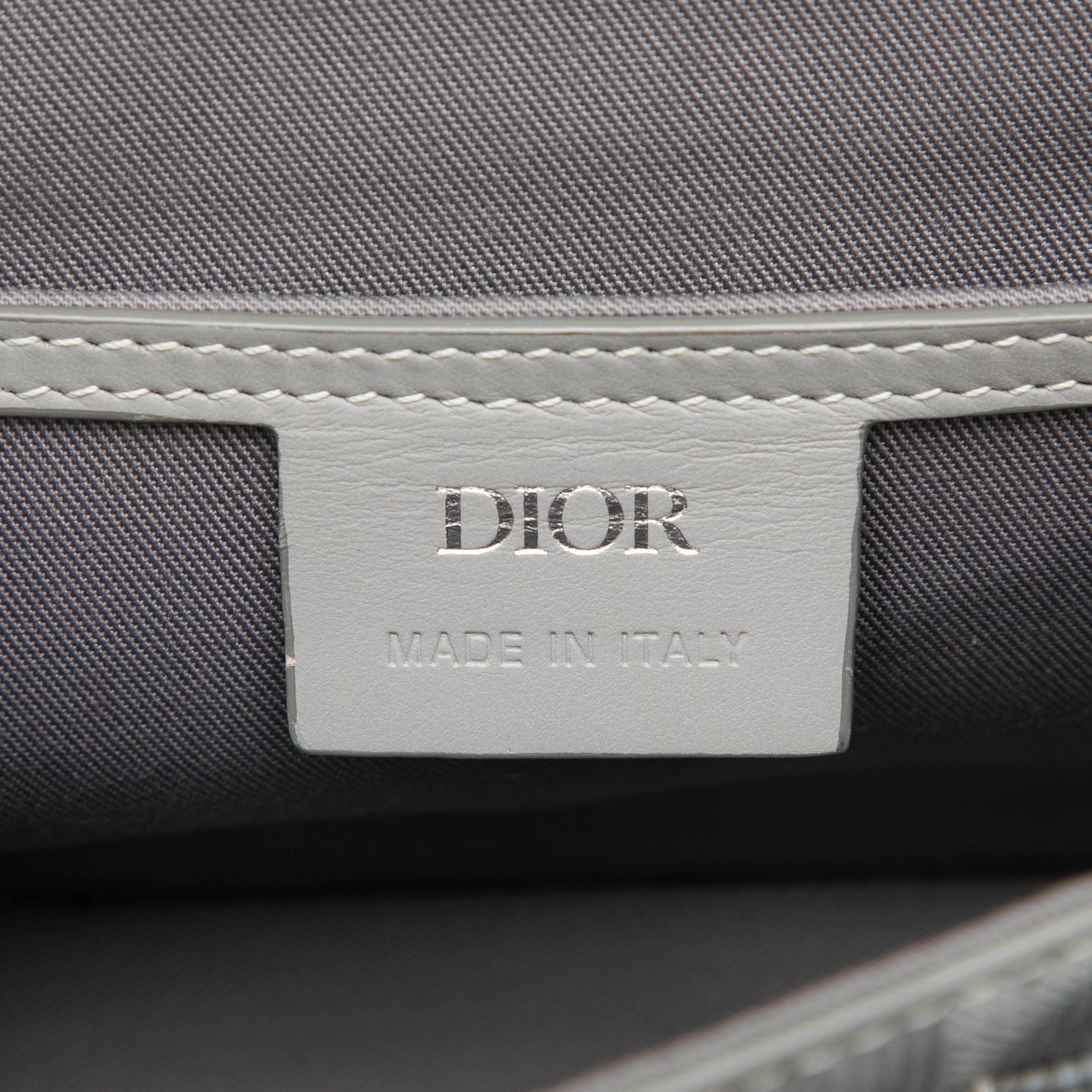 Dior Coated Canvas CD Diamond and Calfskin Hit The Road Messenger Bag
