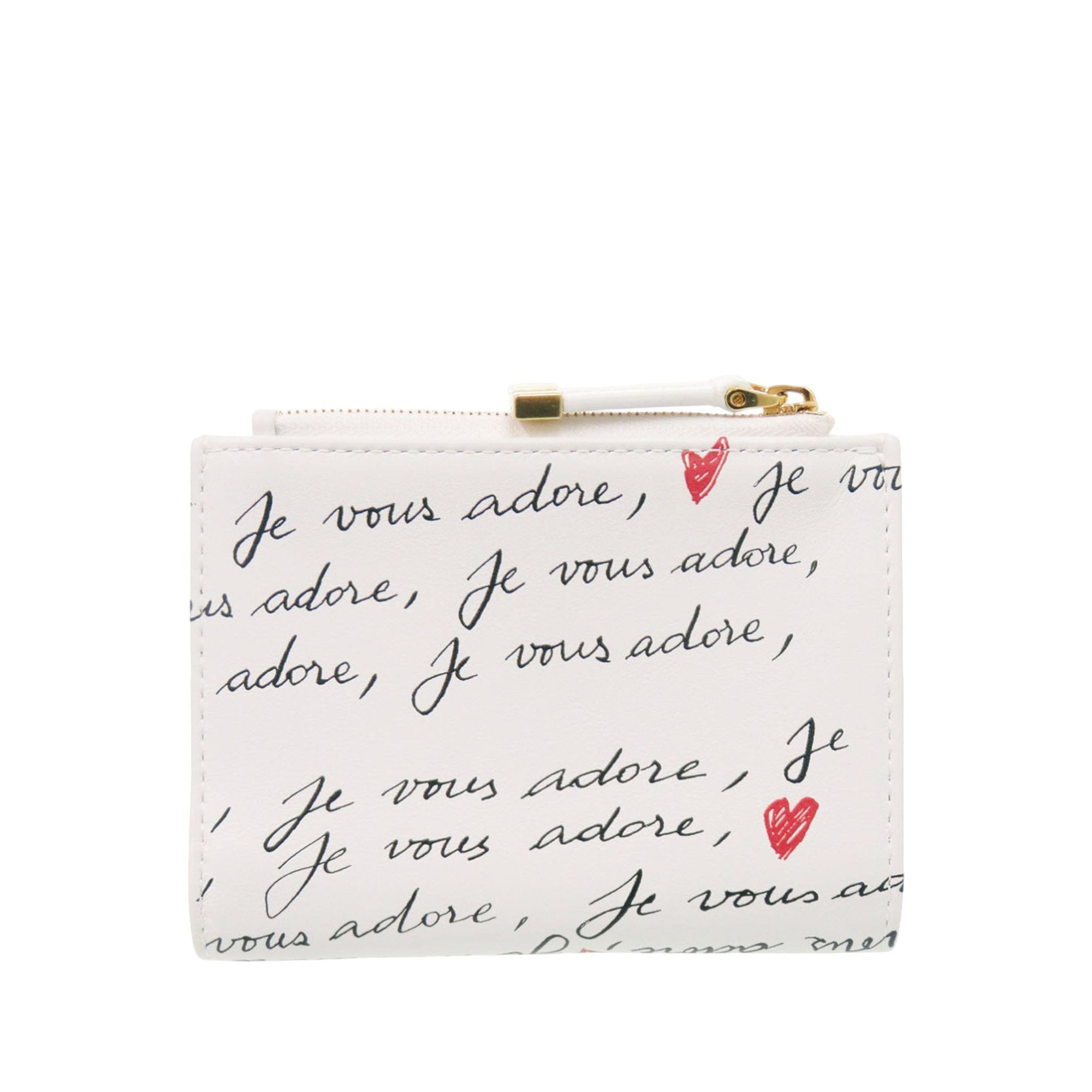 Dior Leather Je Vous Adore Heart Caro Dahlia Wallet