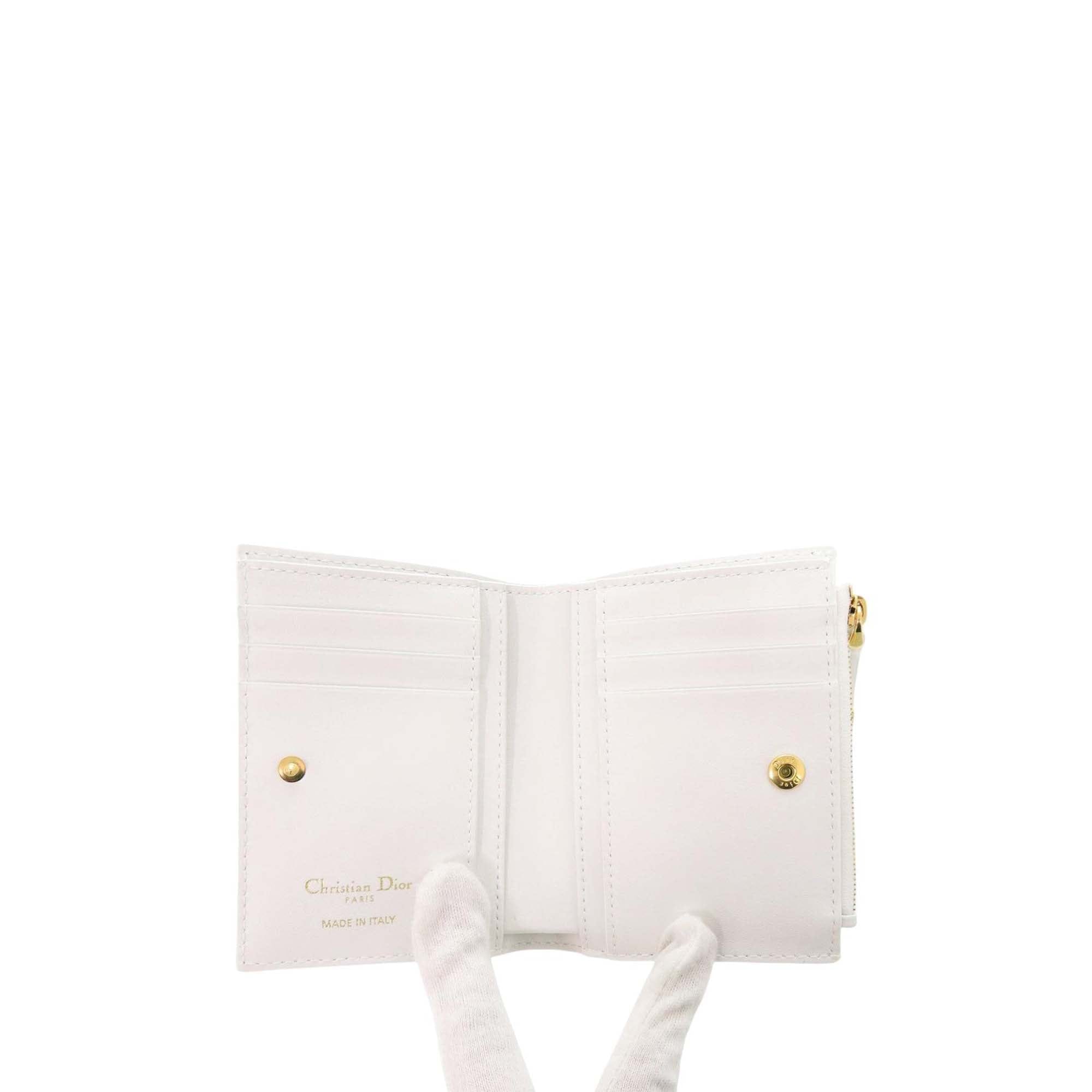Dior Leather Je Vous Adore Heart Caro Dahlia Wallet