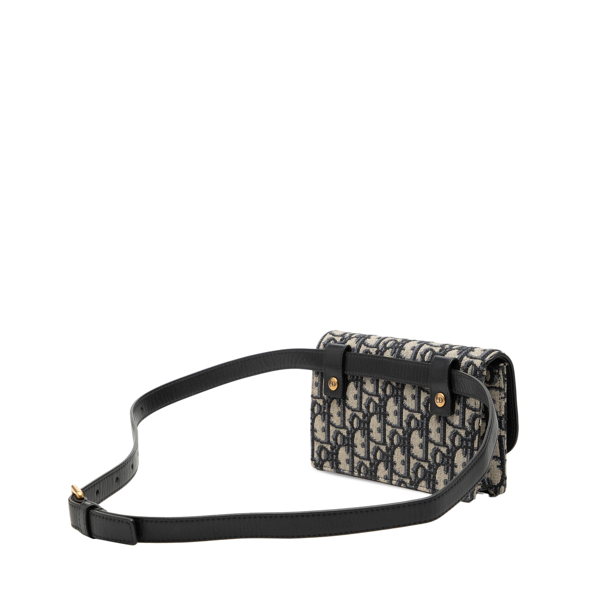 Dior Oblique Canvas Saddle Belt Bag