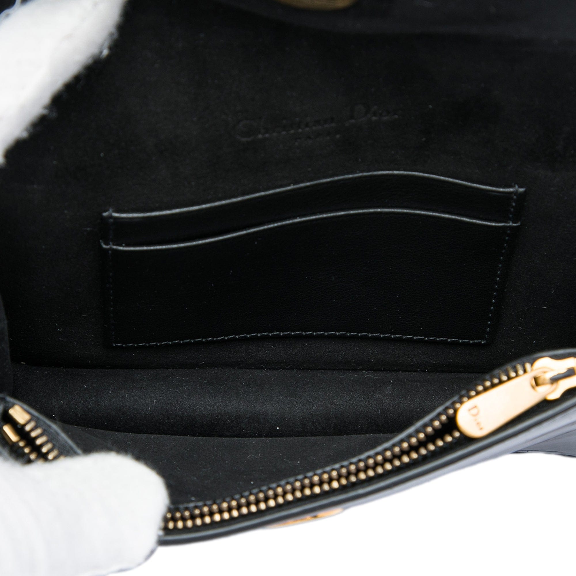 Dior Patent Saddle Belt Bag