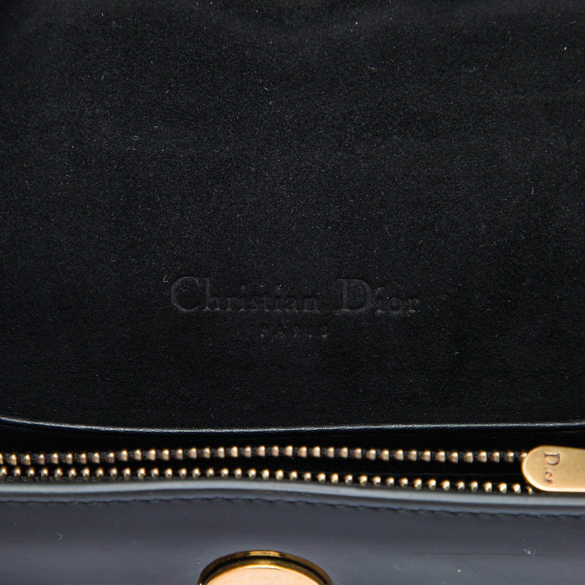 Dior Patent Saddle Belt Bag