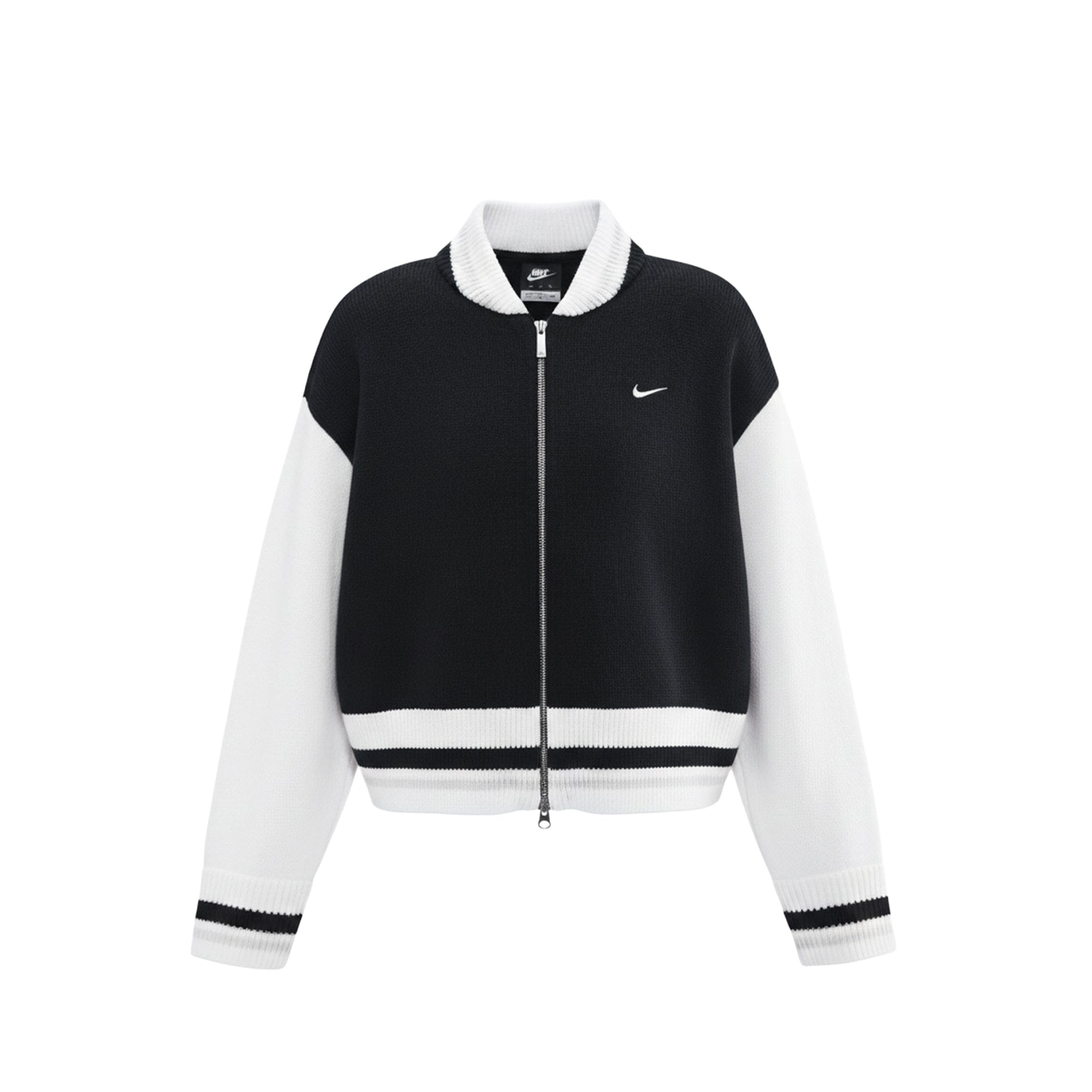 Nike Womens Cardigan Zip Up Knit Sweater