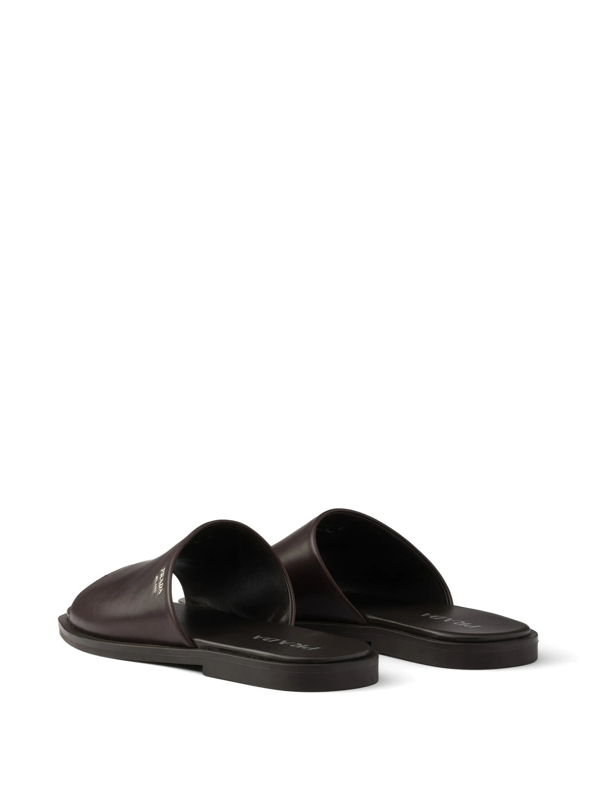 Prada leather slides