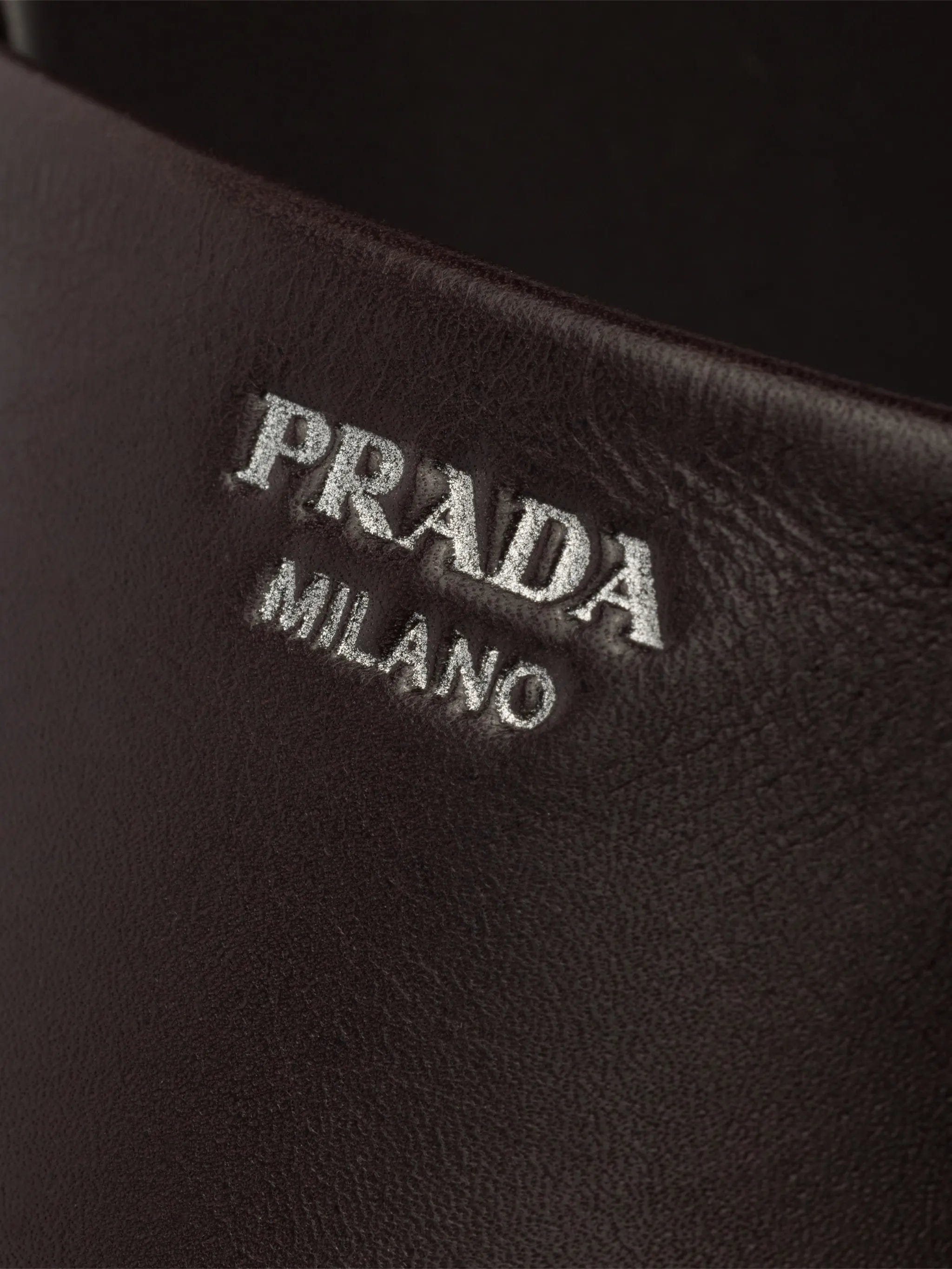 Prada leather slides