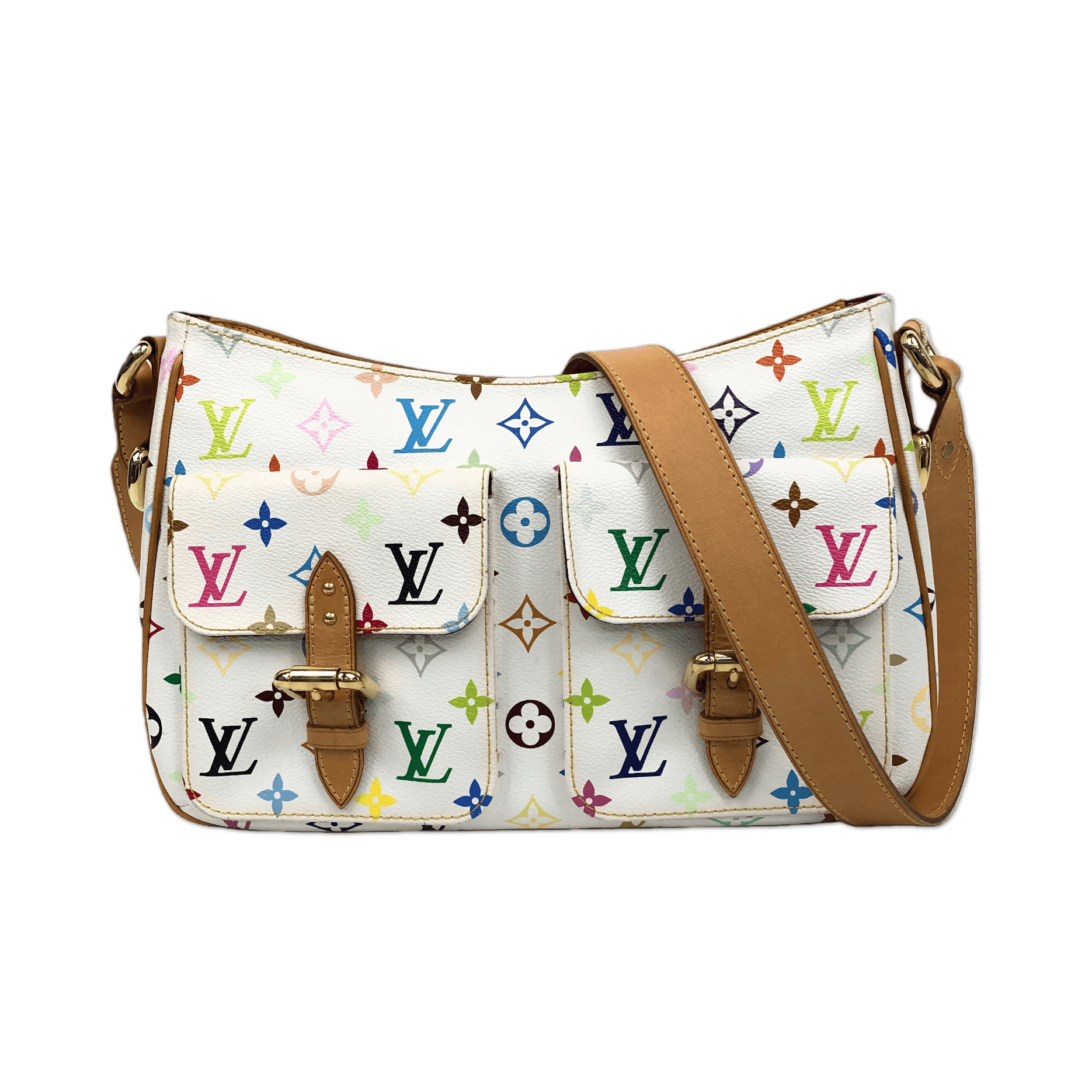 Louis Vuitton White Monogram Multicolore Marilyn Bag T25180448190