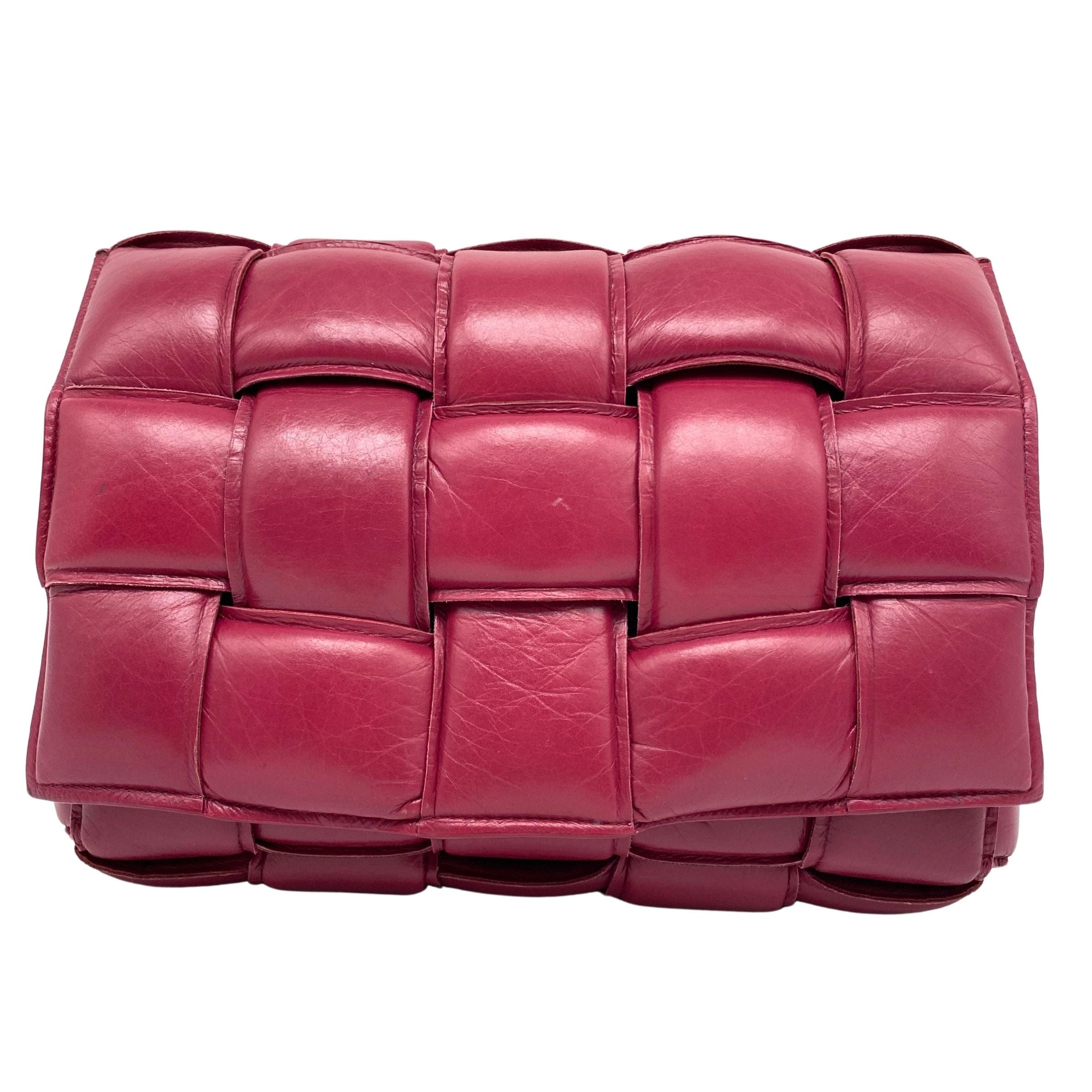 Bottega Veneta Raspberry Padded Cassette Bag