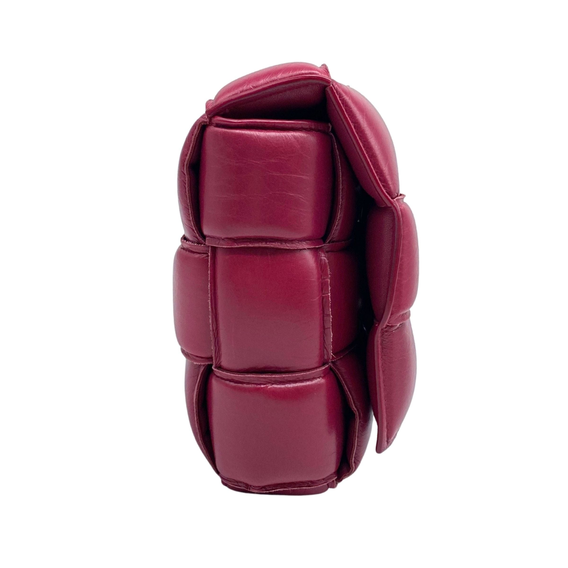 Bottega Veneta Raspberry Padded Cassette Bag