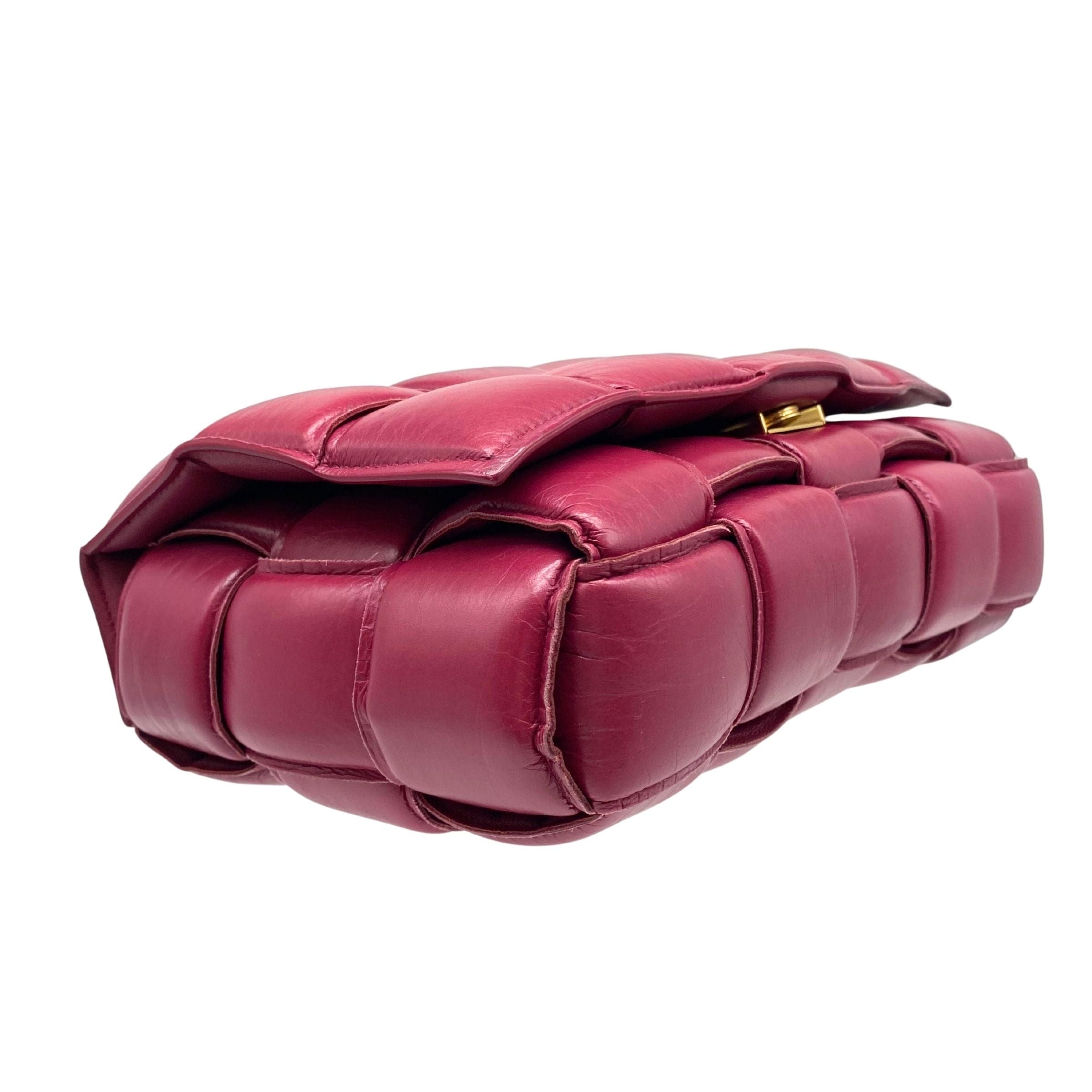 Bottega Veneta Raspberry Padded Cassette Bag