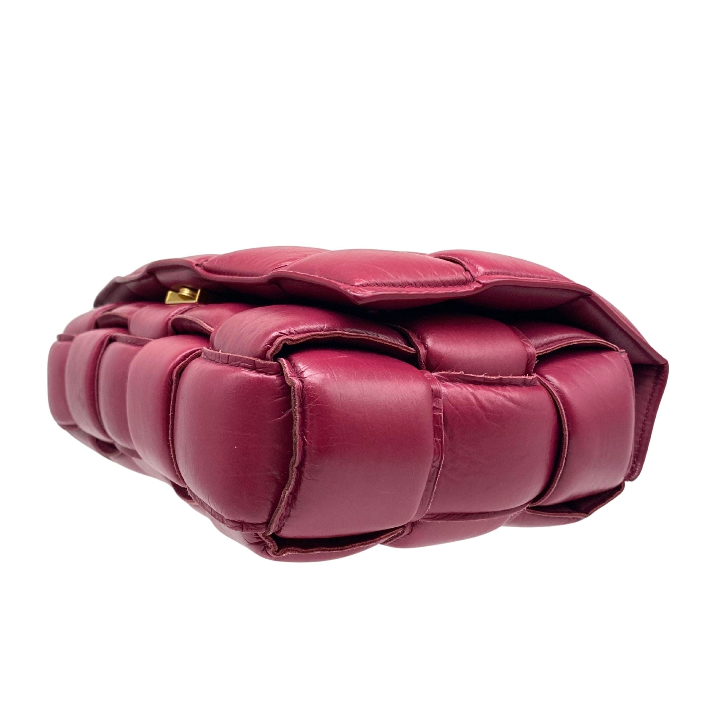Bottega Veneta Raspberry Padded Cassette Bag