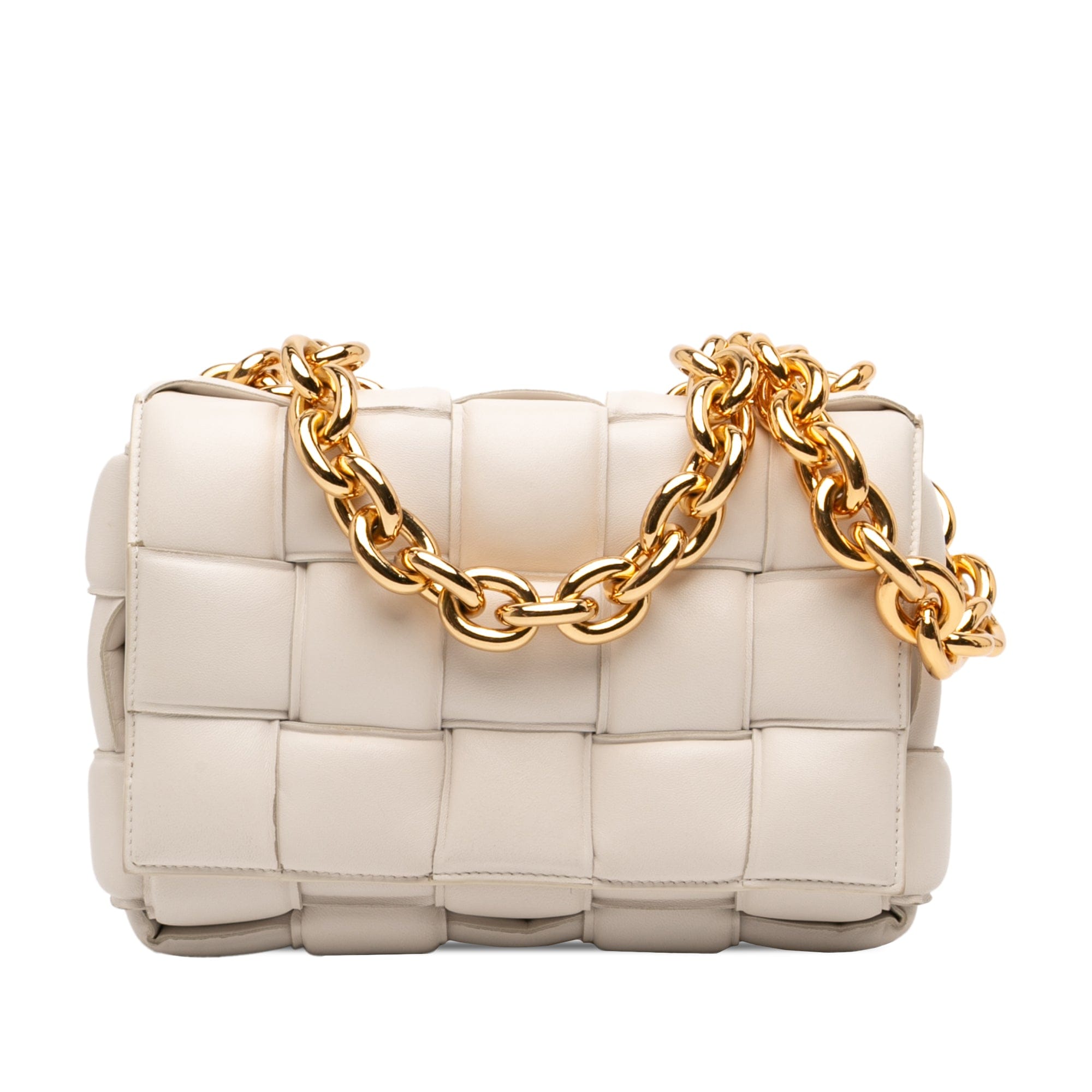 Bottega Veneta Nappa Intrecciato Padded Chain Cassette Satchel