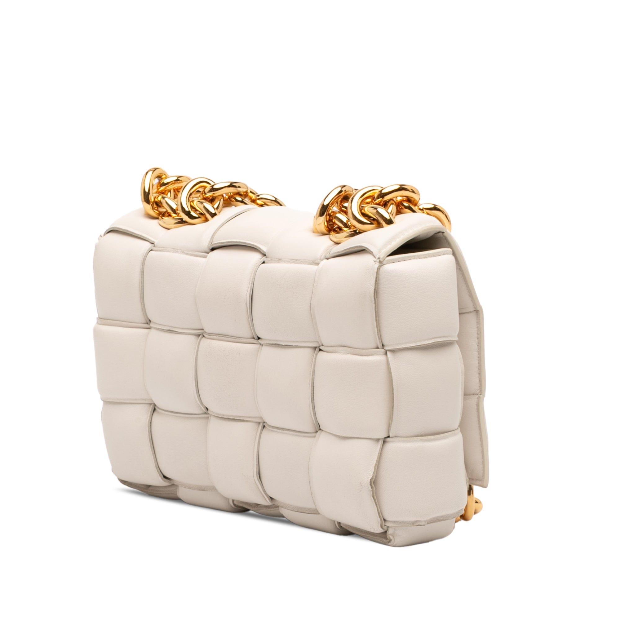 Bottega Veneta Nappa Intrecciato Padded Chain Cassette Satchel