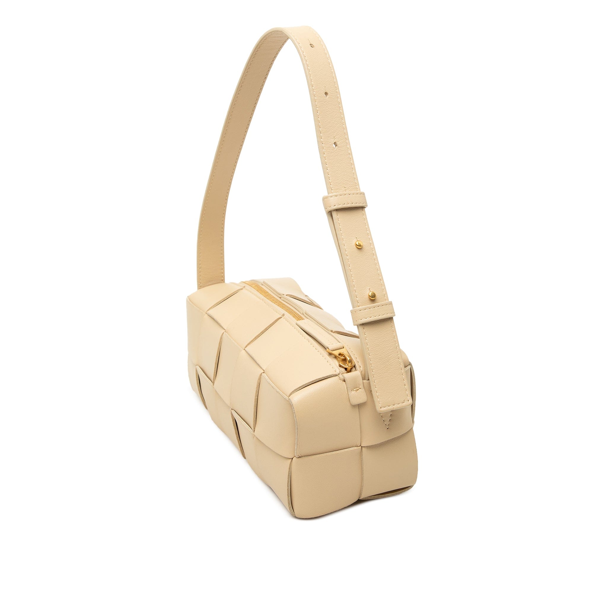 Bottega Veneta Small Nappa Intrecciato Brick Cassette