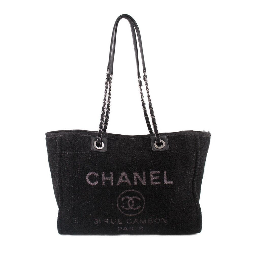 Chanel SMALL DEAUVILLE TOTES BLACK