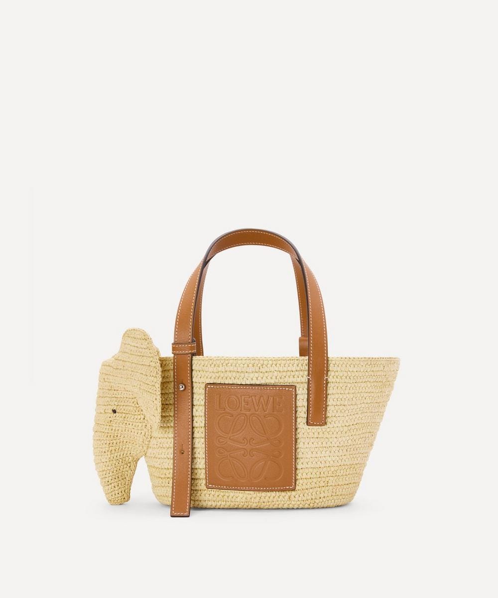 Loewe Small Elephant Basket Bag