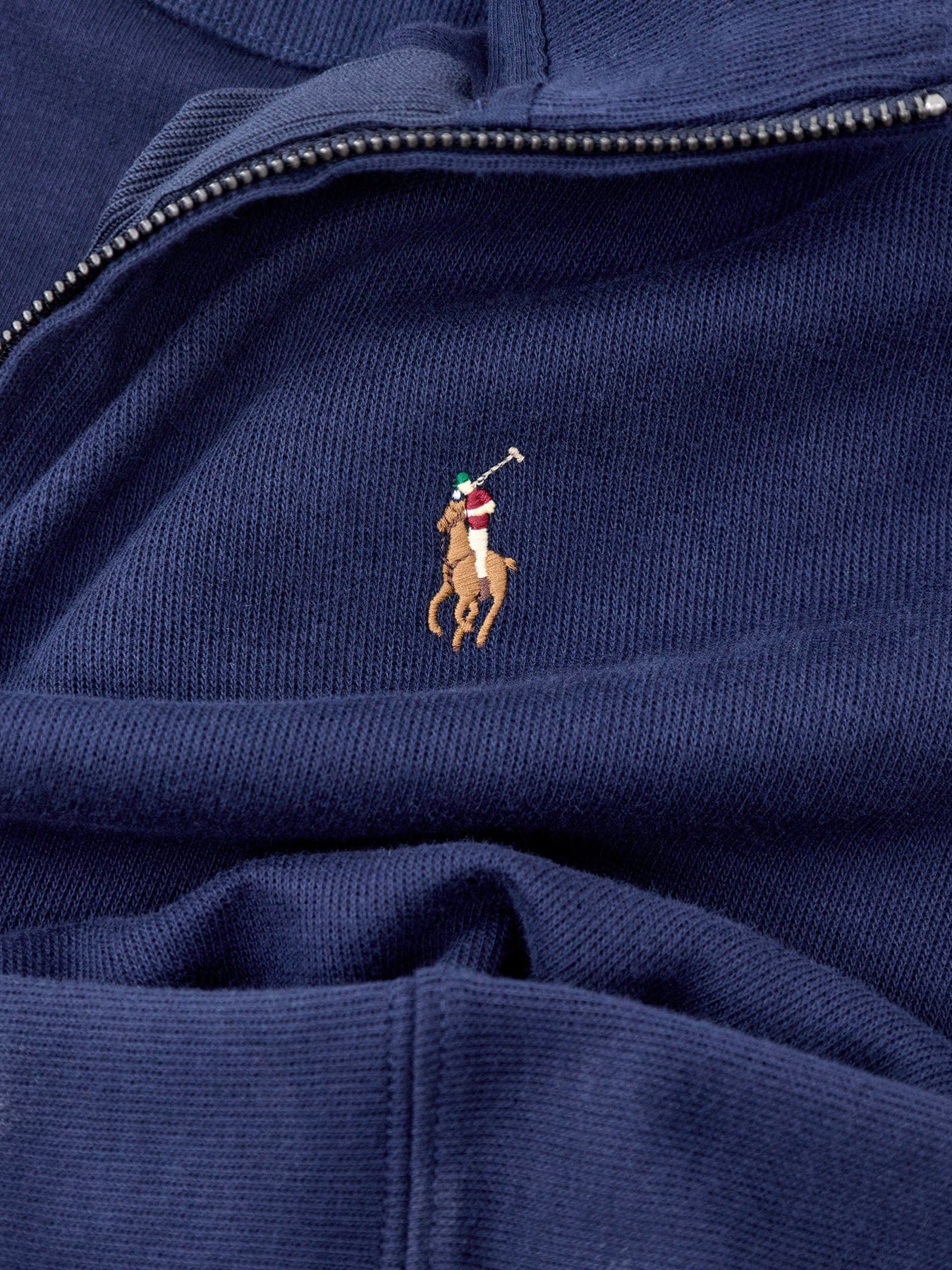 Polo Ralph Lauren Ribbed Cotton 1/4 Zip Sweat