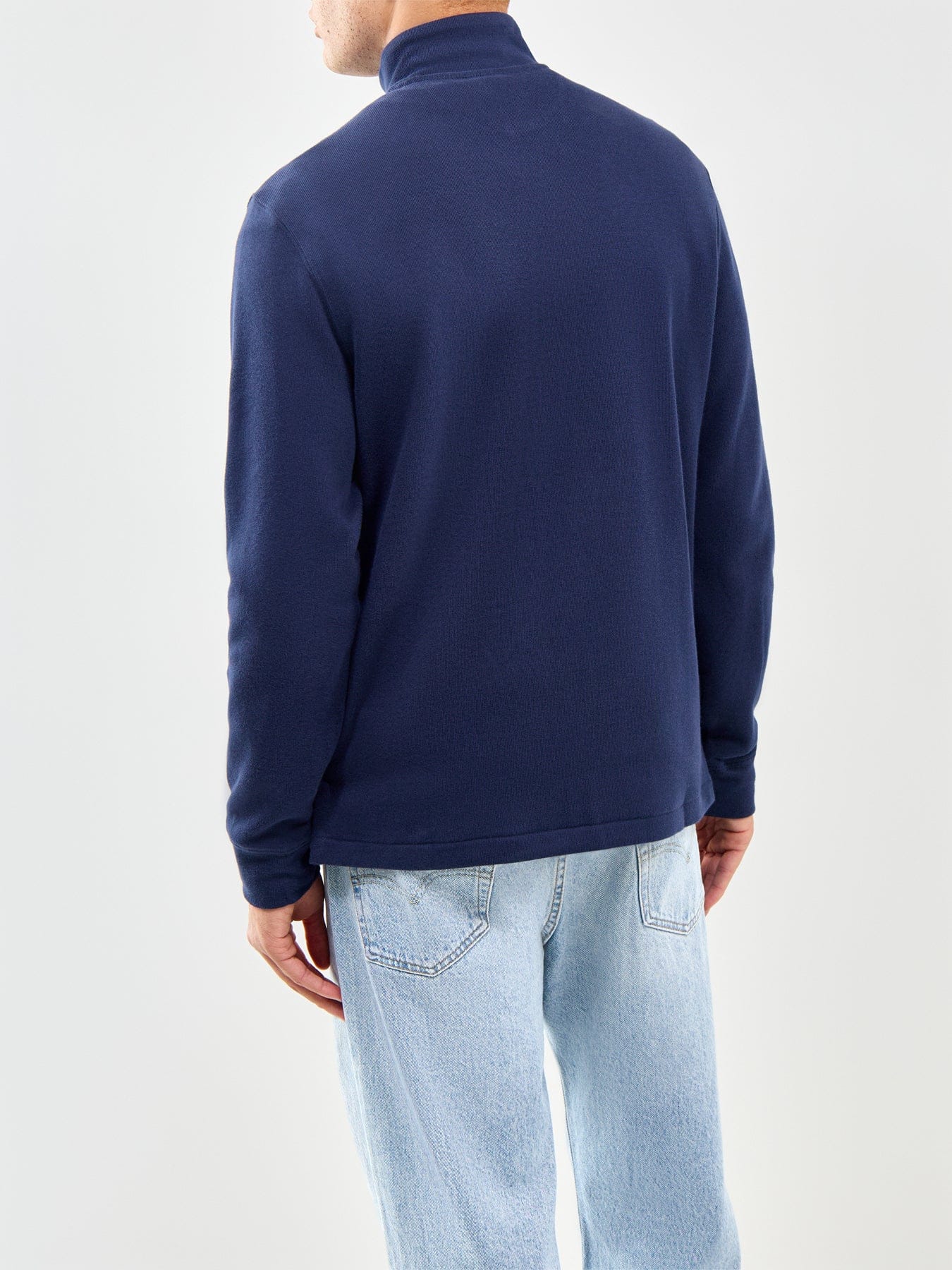 Polo Ralph Lauren Ribbed Cotton 1/4 Zip Sweat