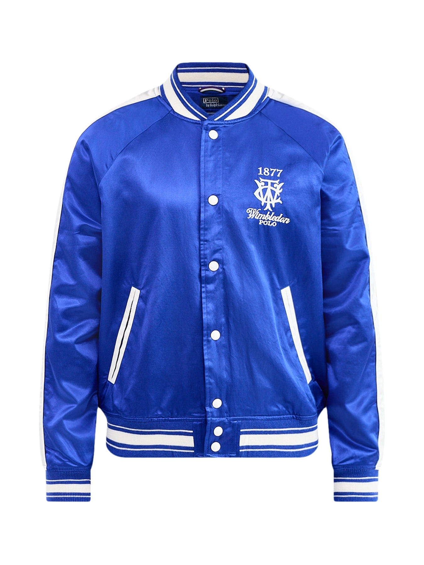 Polo Ralph Lauren Wimbledon Varsity Bomber Jacket Blue