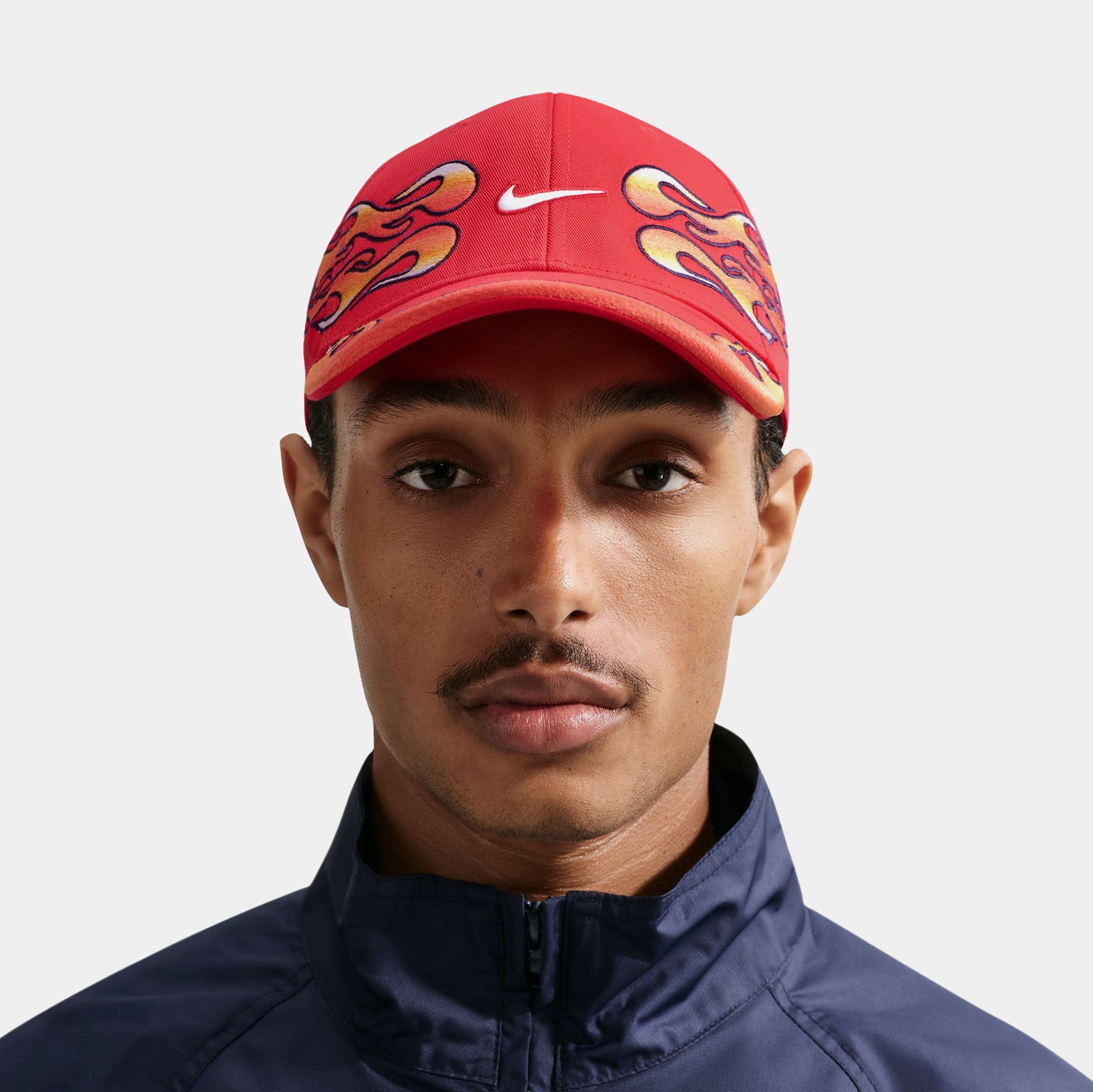 Nike Club Structured OG Frame Mens Hat (University Red)