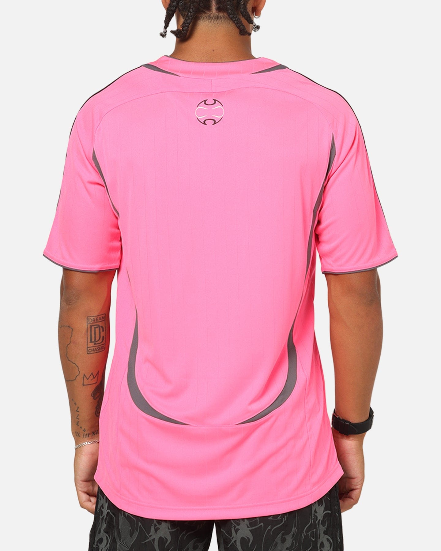 adidas Teamgeist T - Shirt Black/Lucid Pink