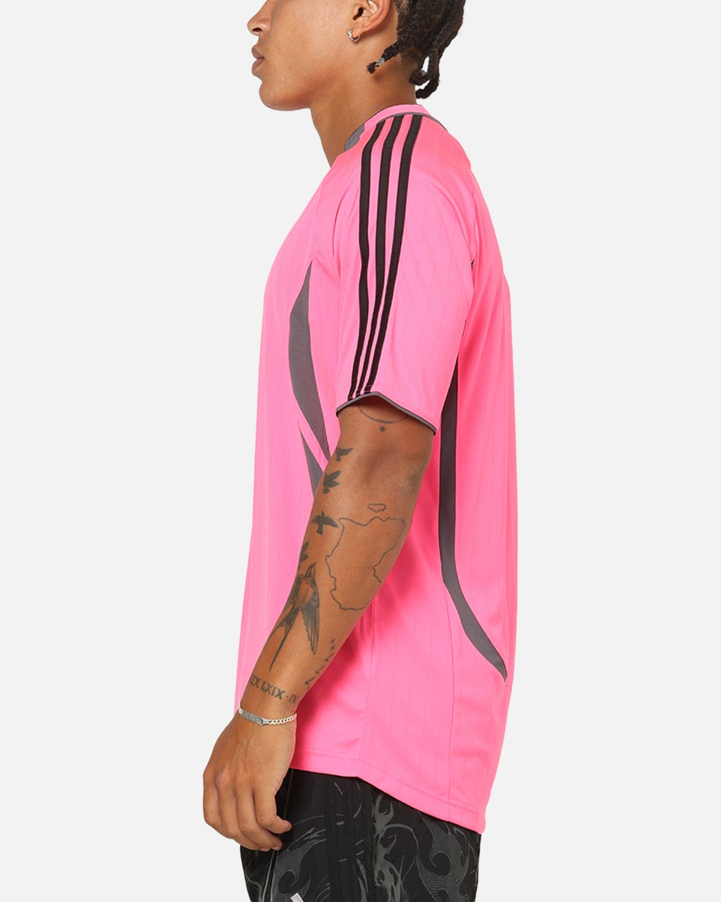 adidas Teamgeist T - Shirt Black/Lucid Pink