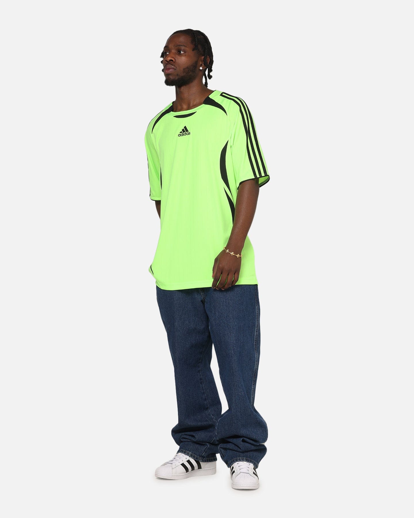 adidas Teamgeist T - Shirt Green/Black