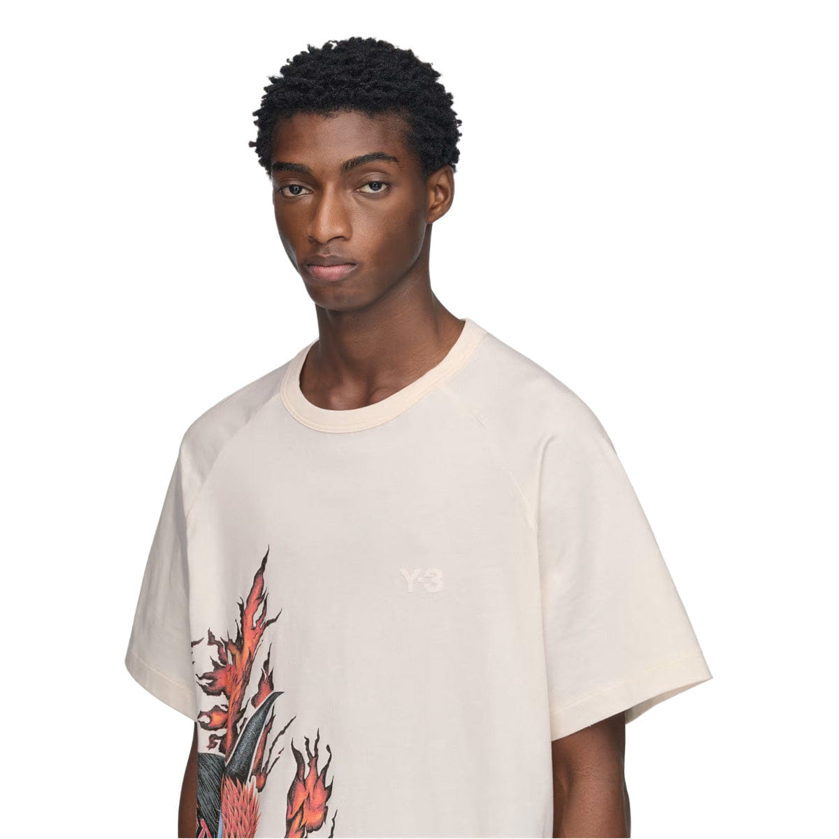 adidas Y - 3 GRAPHIC SHORT SLEEVE T-Shirt White