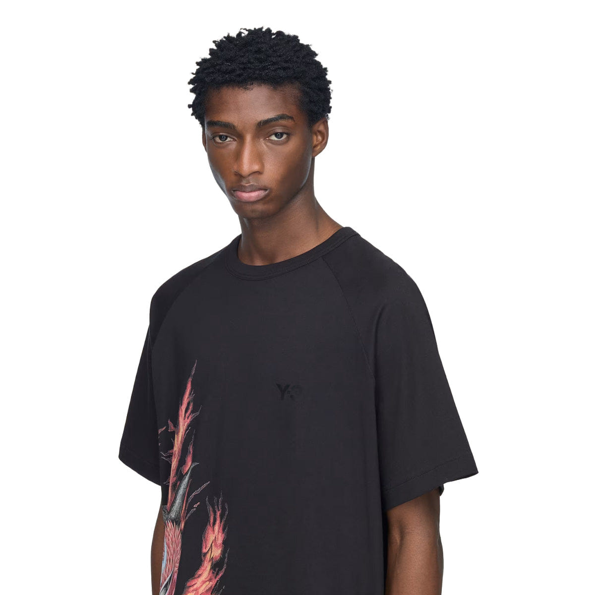 adidas Y - 3 GRAPHIC SHORT SLEEVE T-Shirt Black