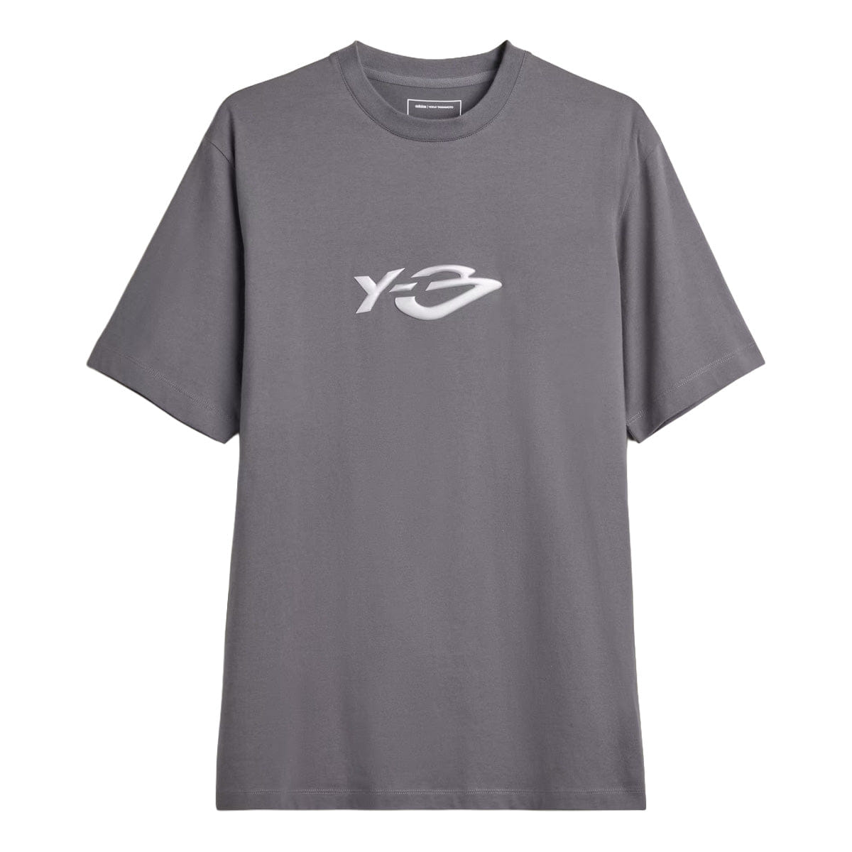 adidas Y - 3 Liquid Logo Short Sleeve T-Shirt Grey